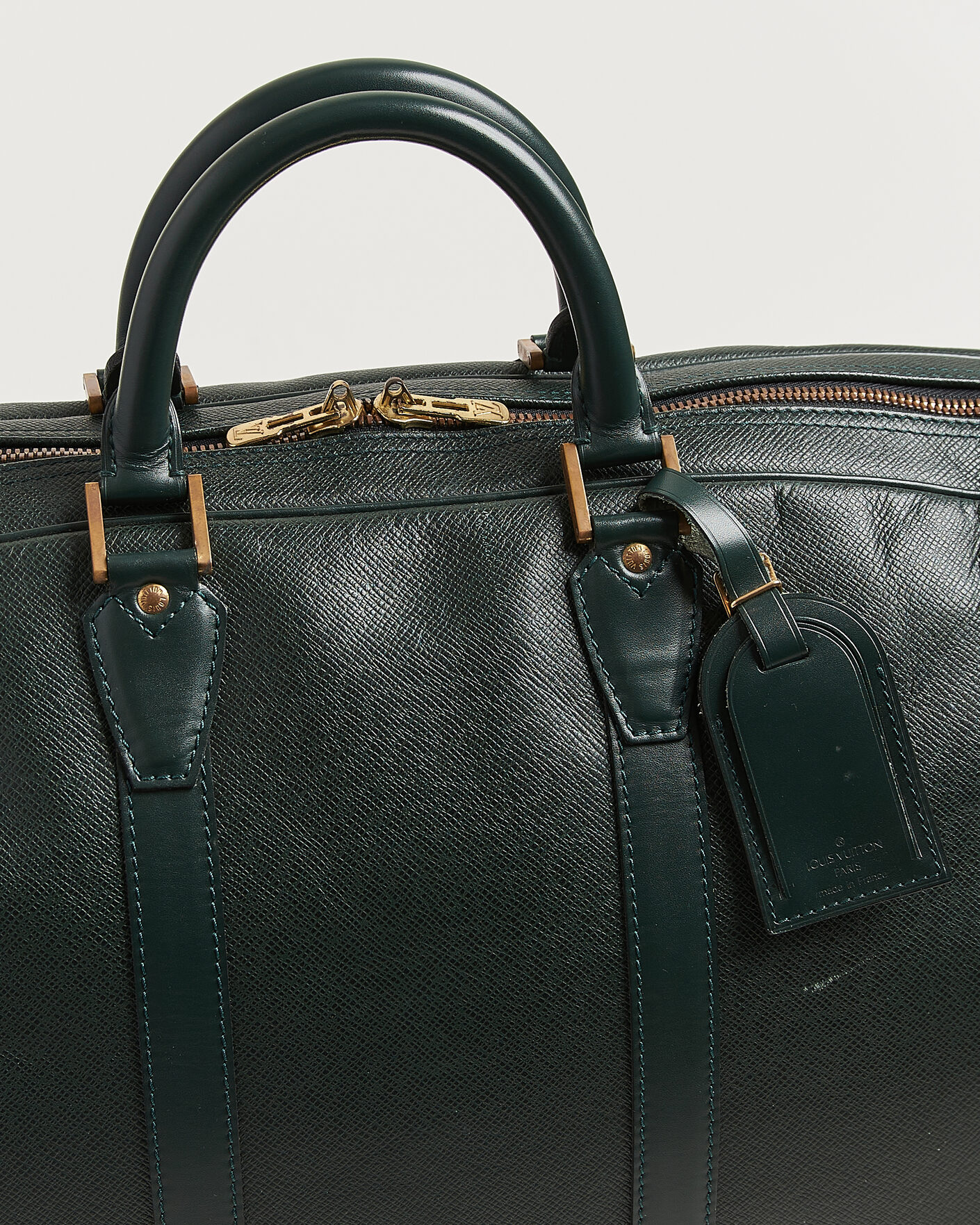 Heren | Pre-Owned & Vintage Bags | Louis Vuitton Pre-Owned | Taiga Kendall GM Bag Green