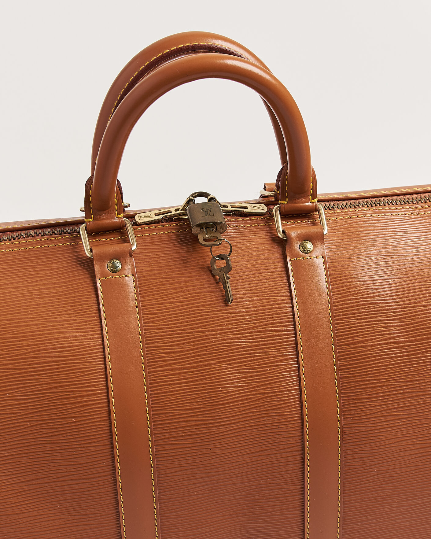 Heren | Pre-Owned & Vintage Bags | Louis Vuitton Pre-Owned | Keepall Epi Leather 45 Brown