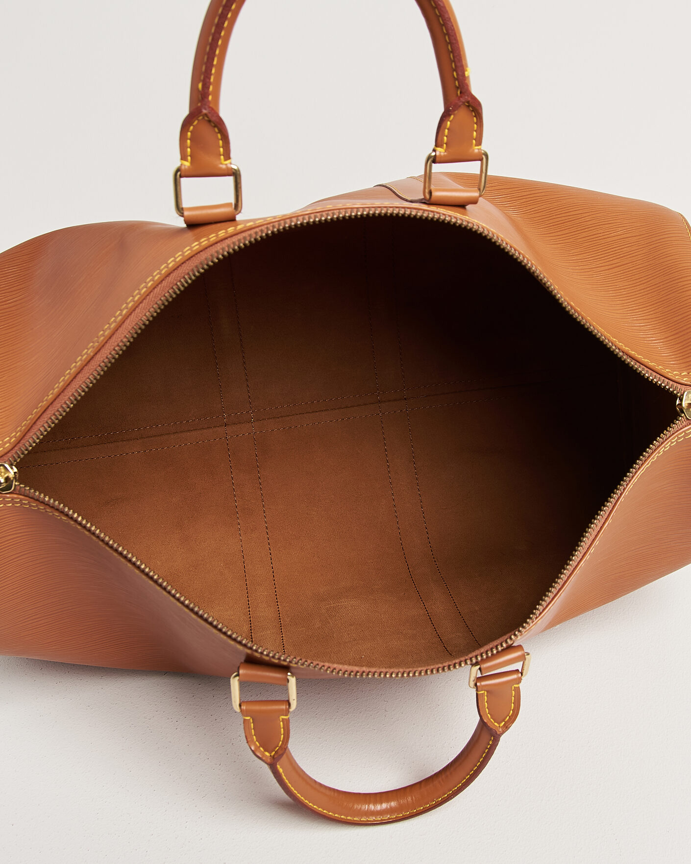 Heren | Pre-Owned & Vintage Bags | Louis Vuitton Pre-Owned | Keepall Epi Leather 45 Brown