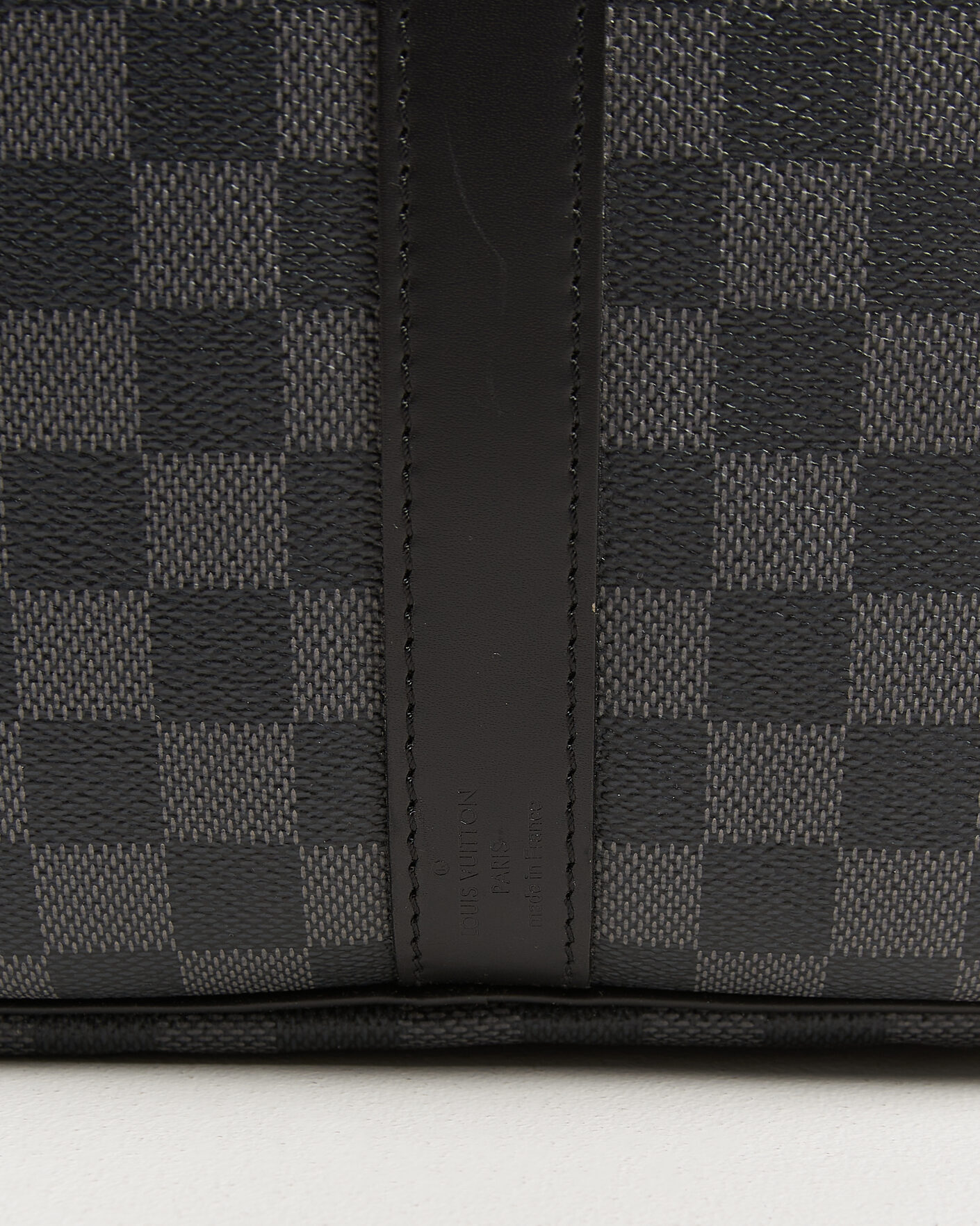 Heren | Pre-Owned & Vintage Bags | Louis Vuitton Pre-Owned | Keepall Bandouliére 55 Damier Graphite