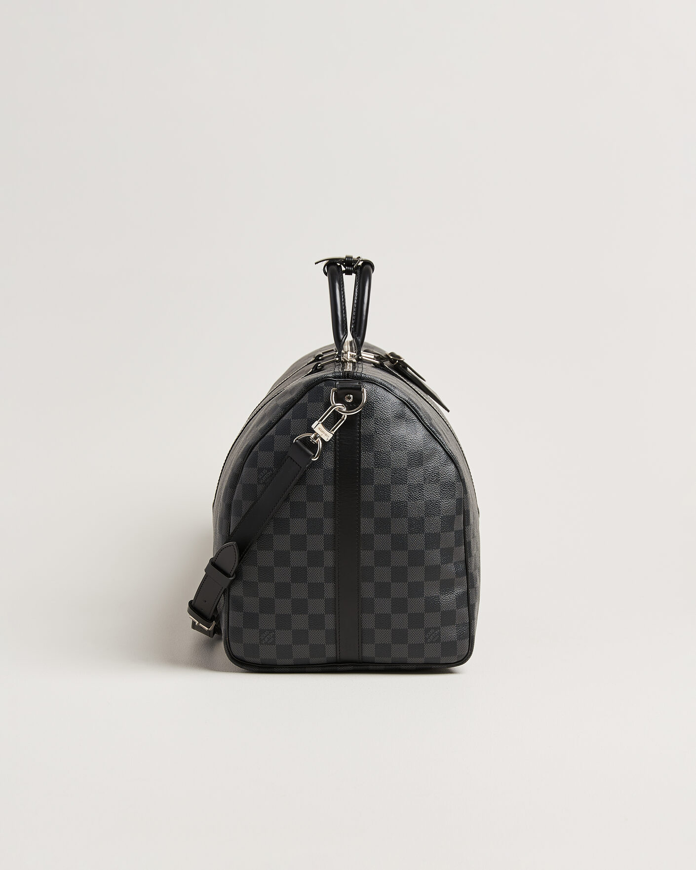 Heren | Pre-Owned & Vintage Bags | Louis Vuitton Pre-Owned | Keepall Bandouliére 55 Damier Graphite
