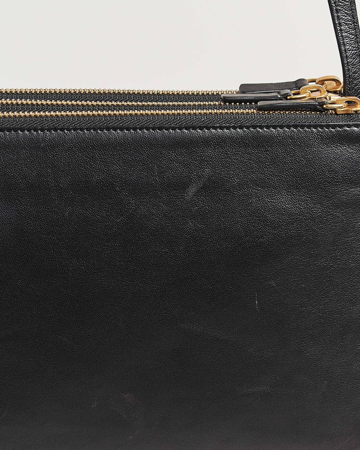 Heren | Pre-Owned & Vintage Bags | Celine Pre-Owned | Trio Bag Medium Leather Black