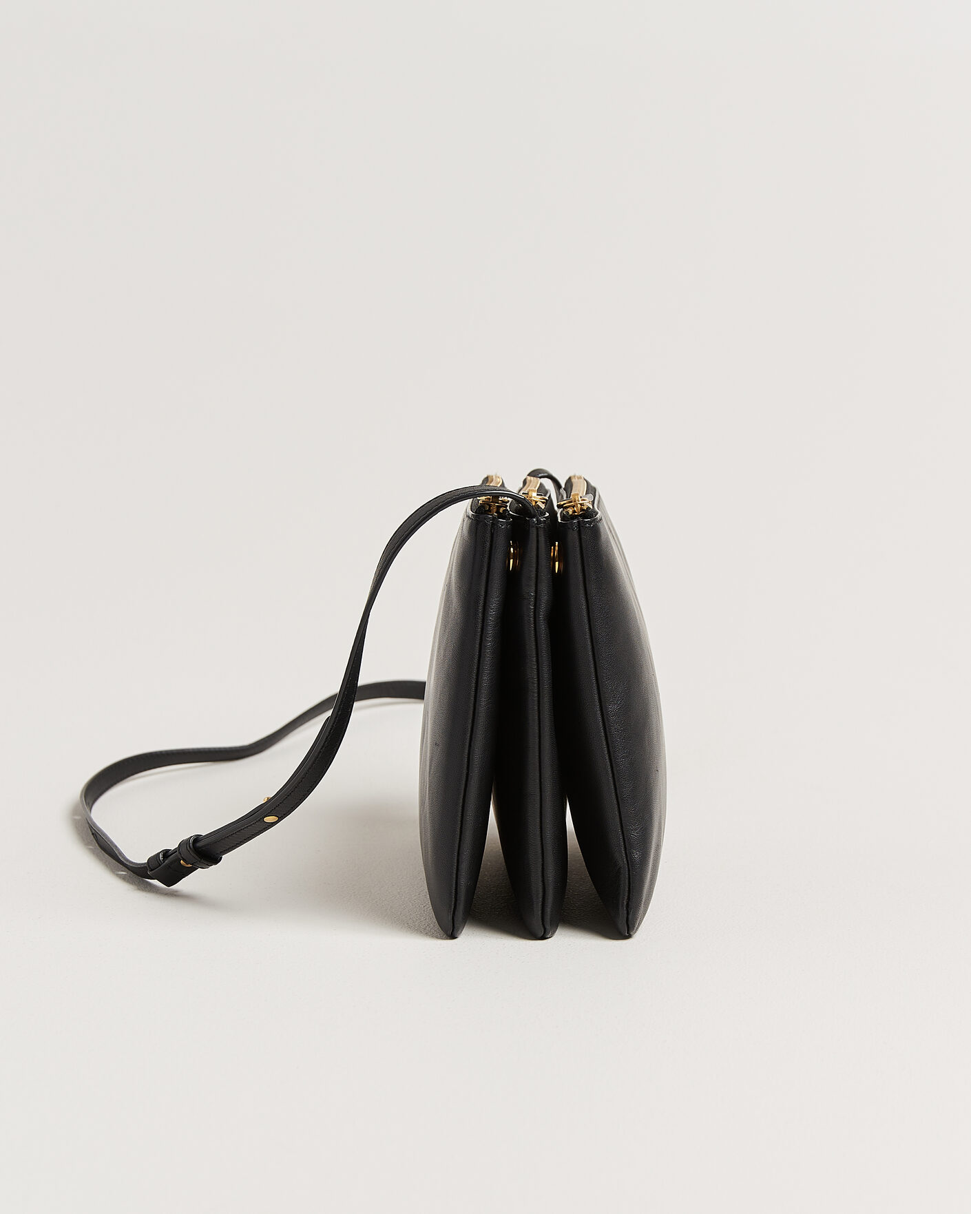 Heren | Pre-Owned & Vintage Bags | Celine Pre-Owned | Trio Bag Medium Leather Black