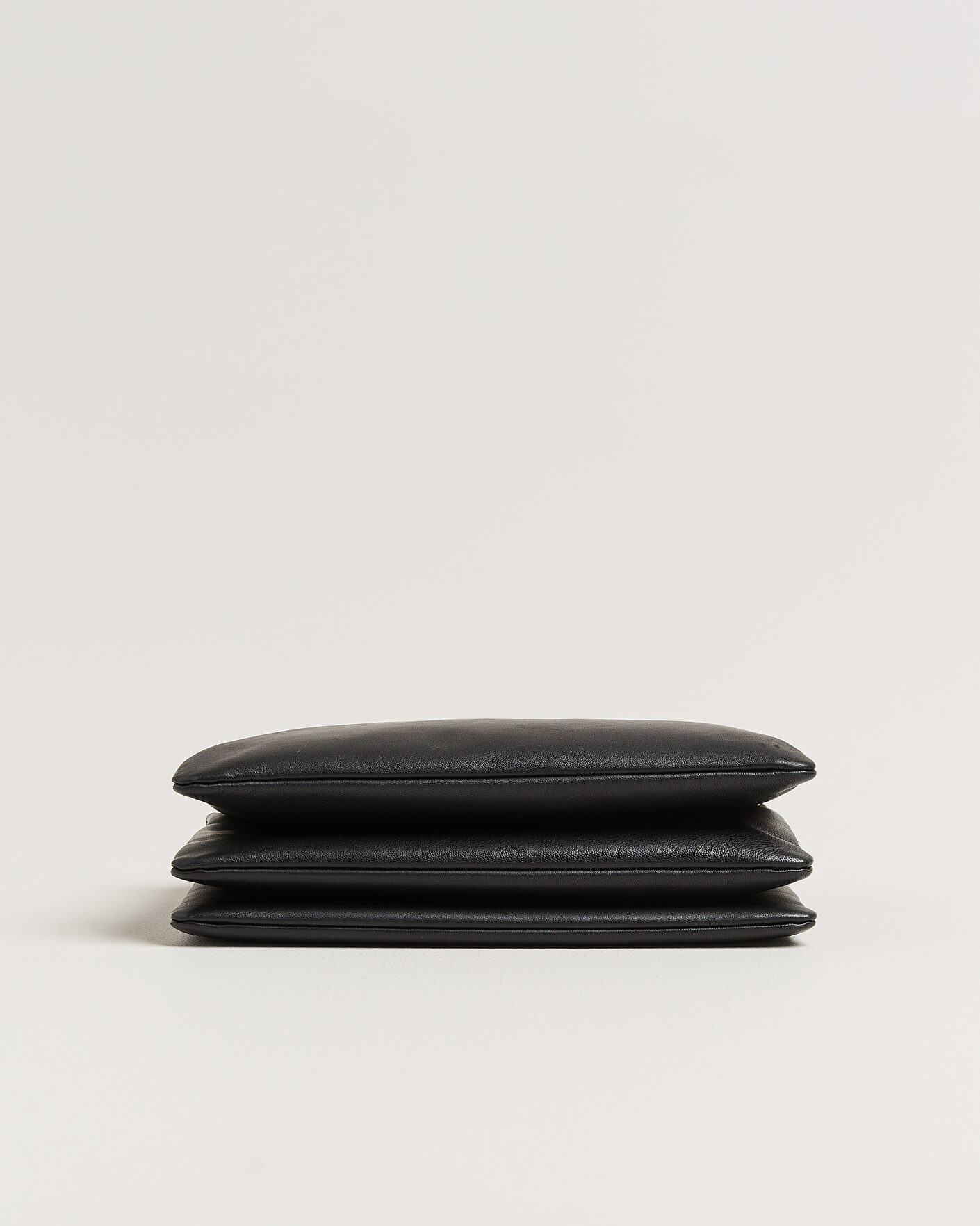 Heren | Pre-Owned & Vintage Bags | Celine Pre-Owned | Trio Bag Medium Leather Black