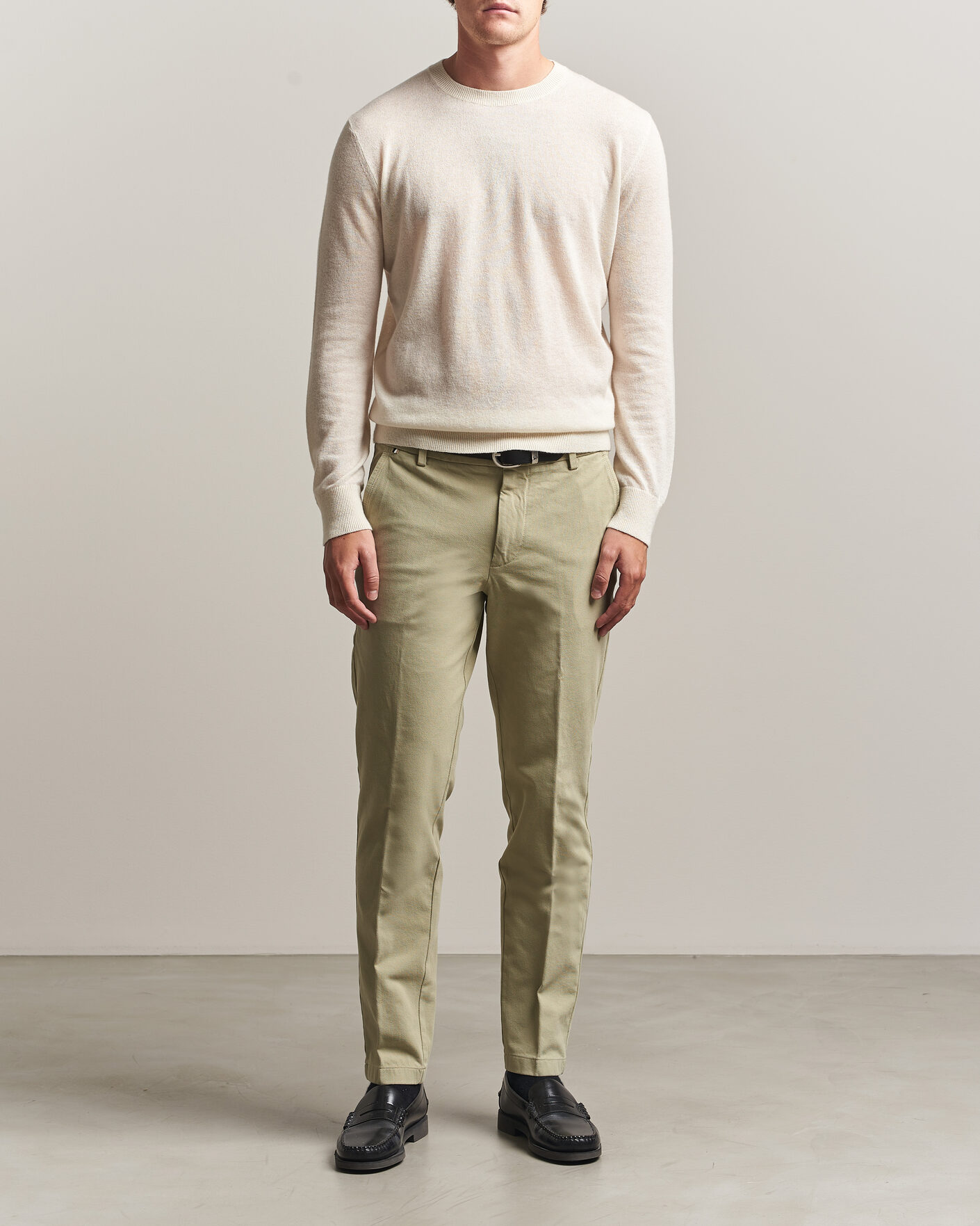 Heren | Broeken | BOSS BLACK | Kaiton Structured Chinos Sage
