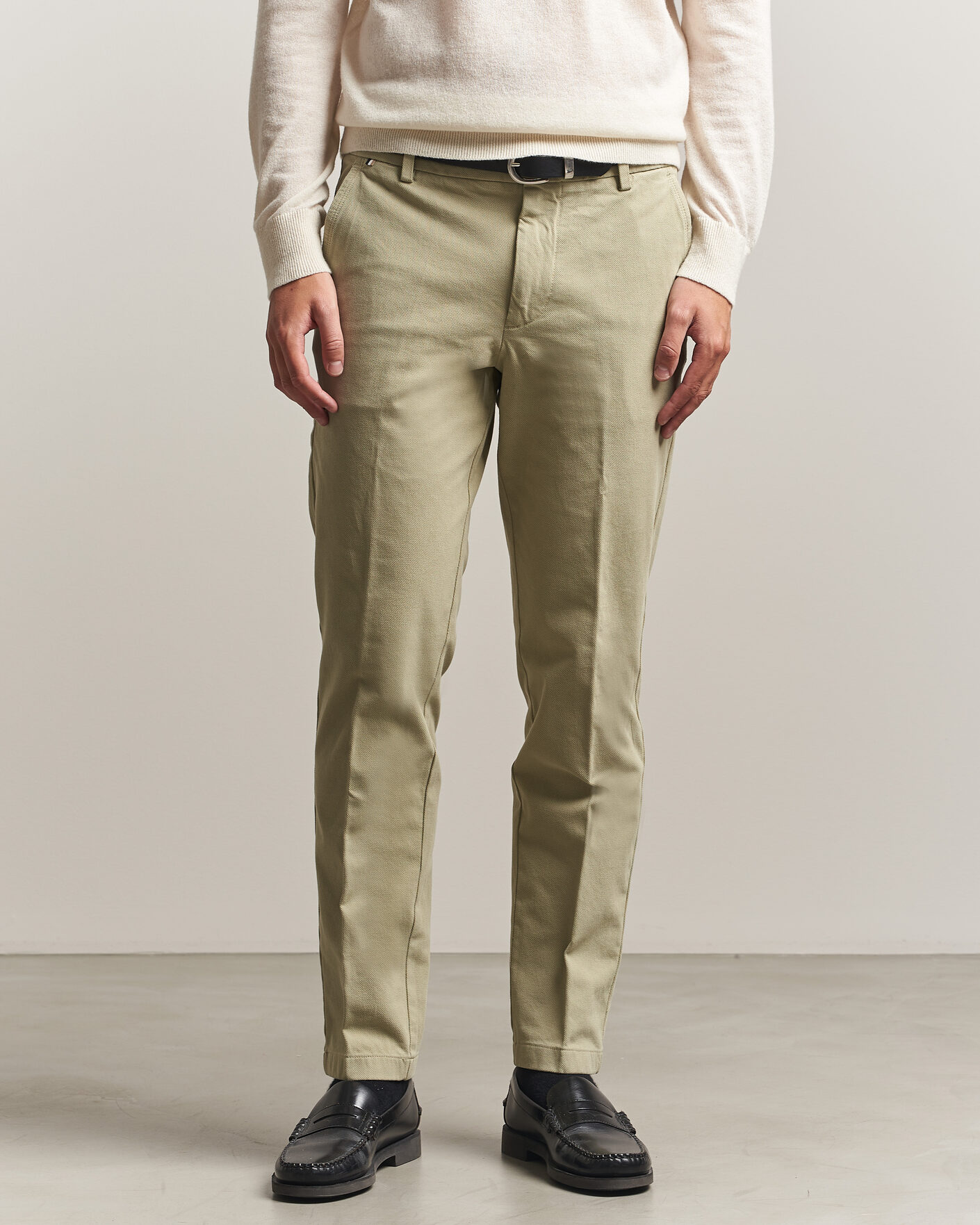 Heren | Broeken | BOSS BLACK | Kaiton Structured Chinos Sage