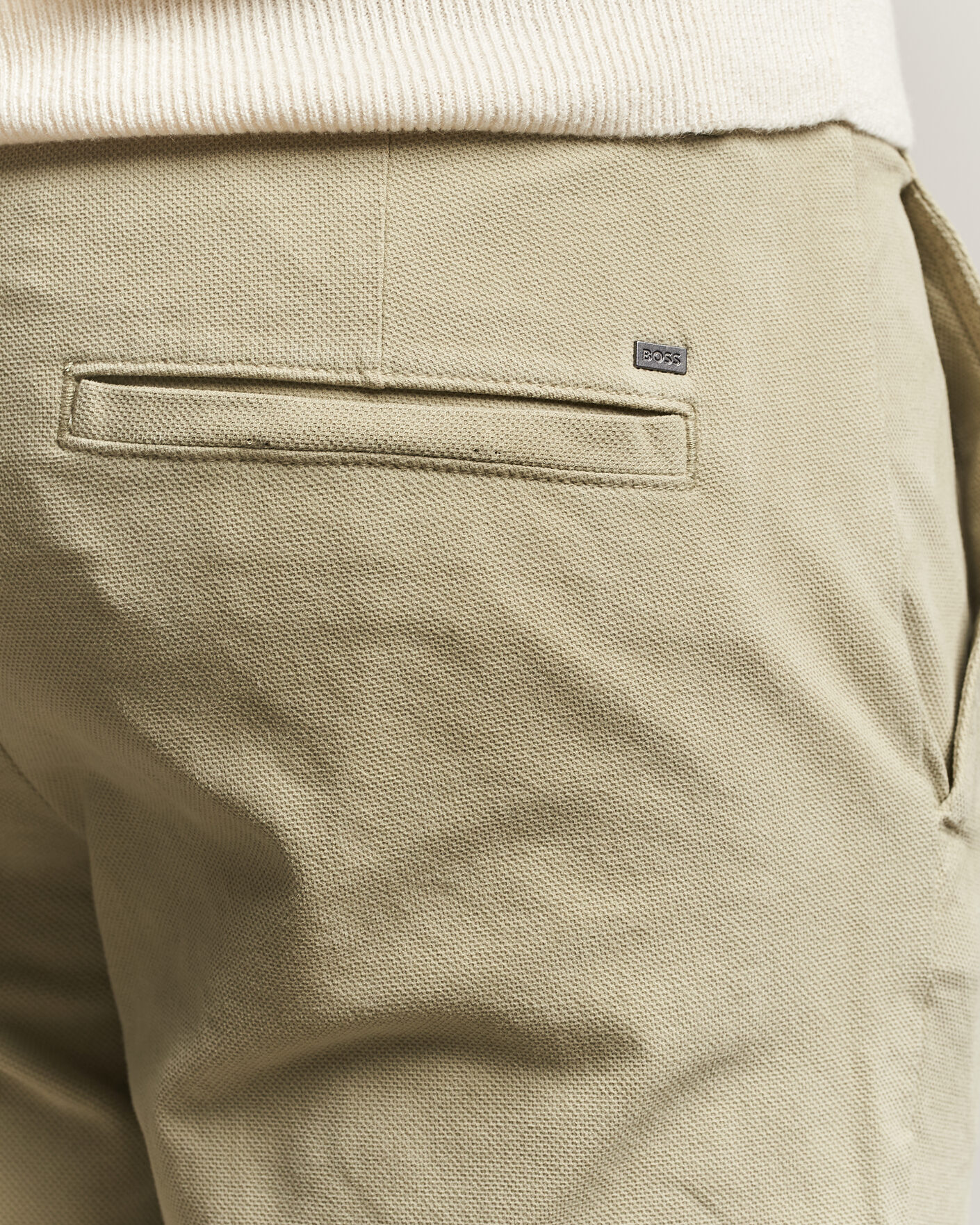 Heren | Broeken | BOSS BLACK | Kaiton Structured Chinos Sage