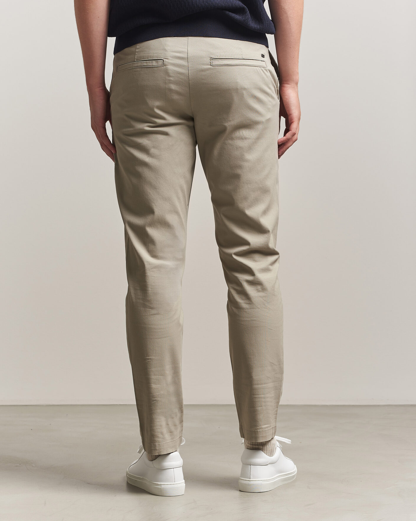 Heren | Broeken | BOSS BLACK | Kaiton Structured Chinos Open Beige