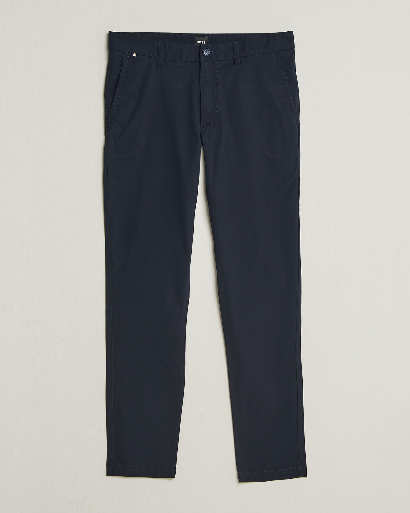 Heren | Broeken | BOSS BLACK | Kaiton Structured Chinos Dark Blue