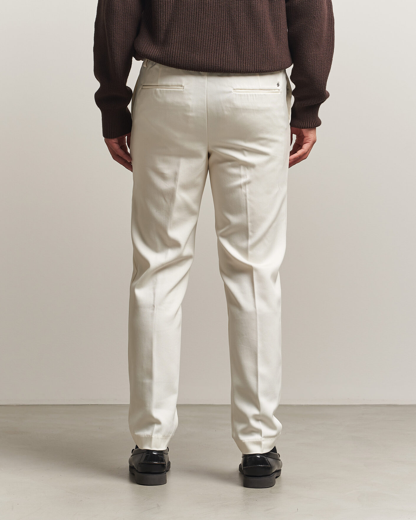 Heren | Broeken | BOSS BLACK | Kane Drawstring Trousers Open White