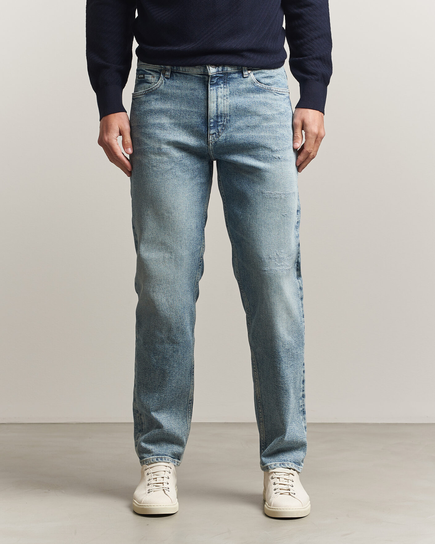 Heren | Broeken | BOSS BLACK | Ogden Regular Fit Jeans Bright Blue