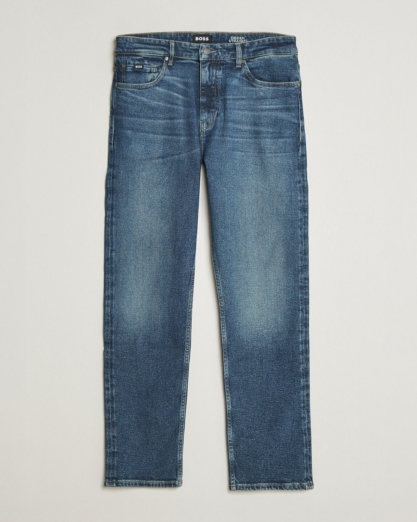 Heren | Jeans | BOSS BLACK | Ogden Regular Fit Jeans Medium Blue