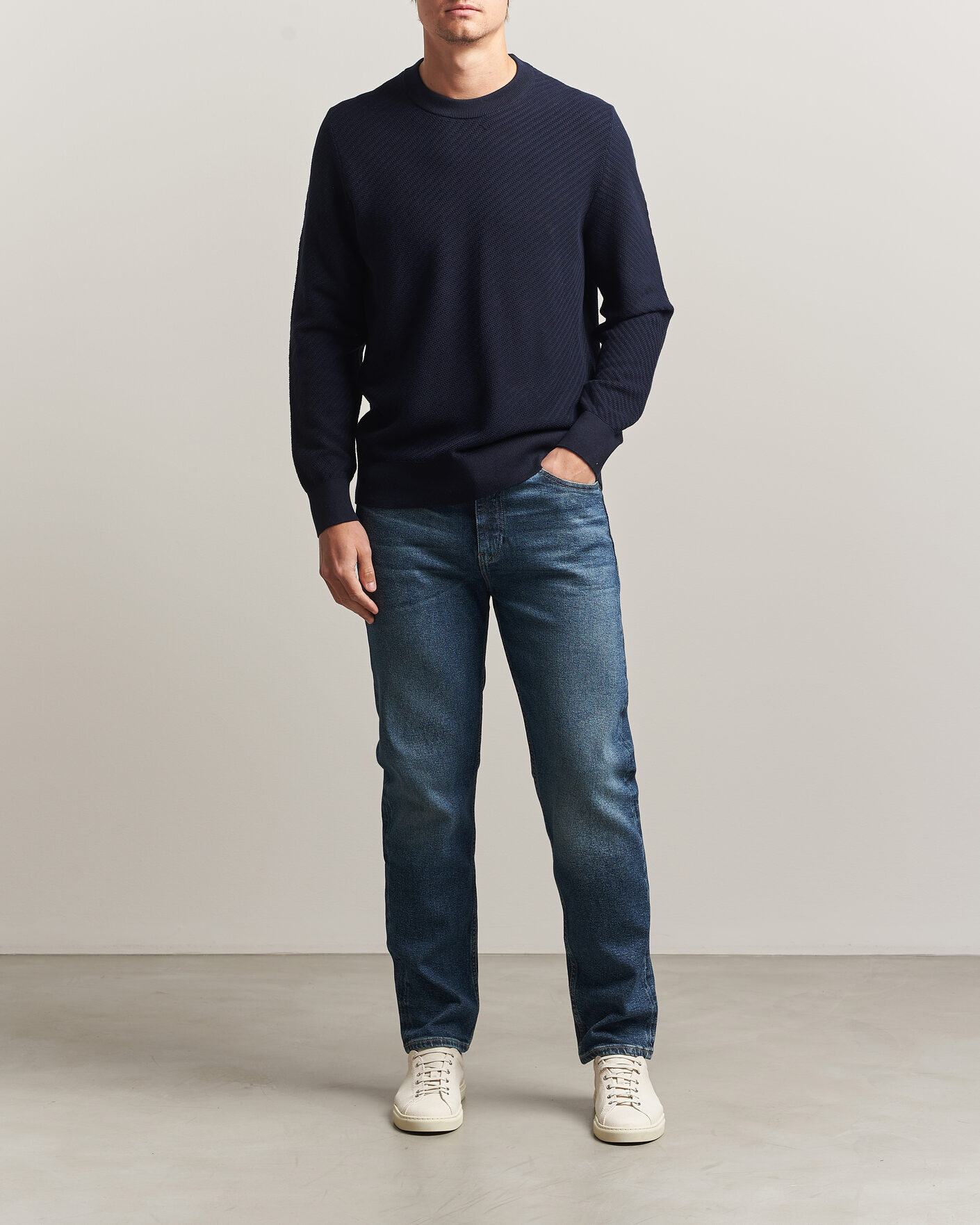 Heren | Jeans | BOSS BLACK | Ogden Regular Fit Jeans Medium Blue