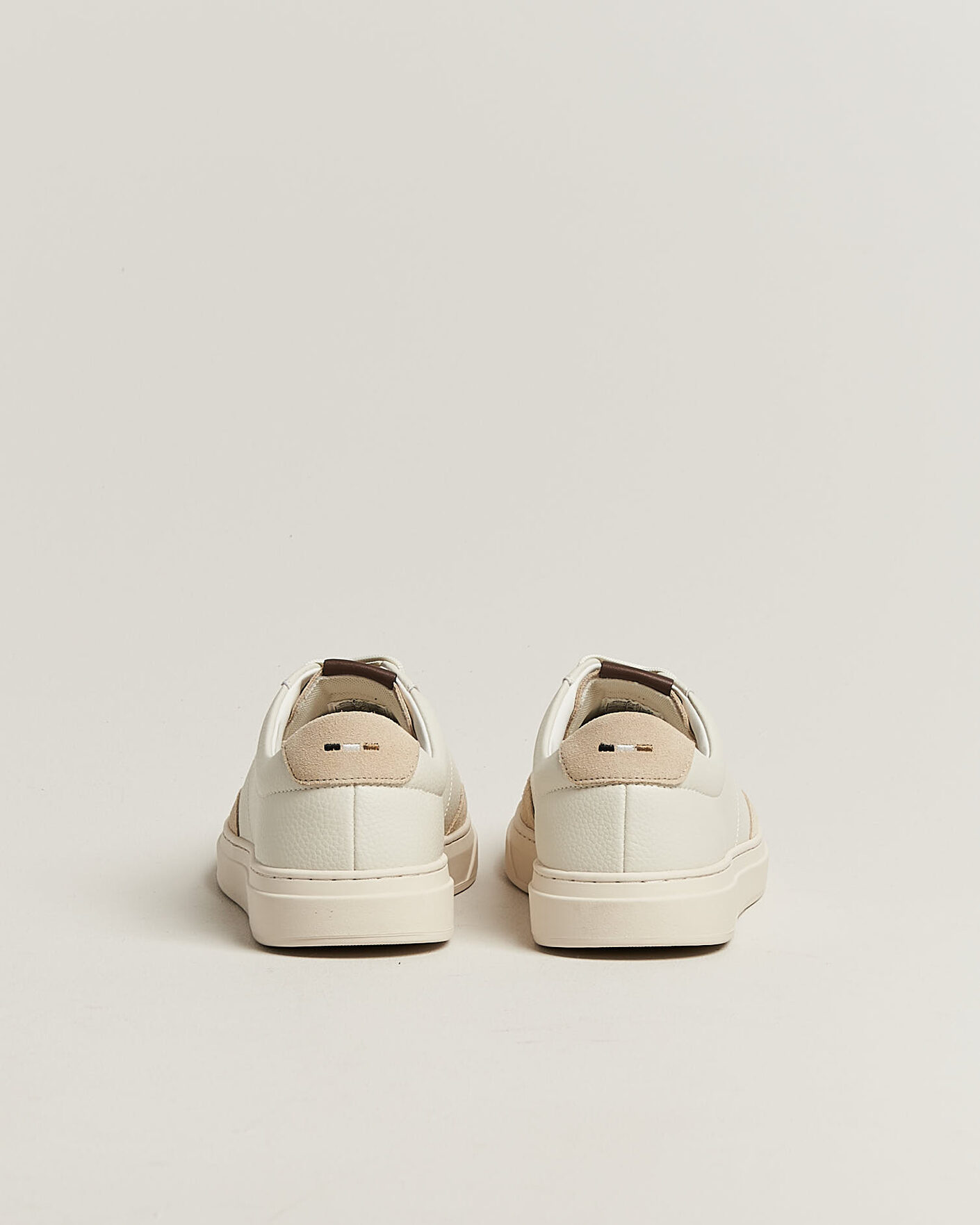 Heren | Sneakers | BOSS BLACK | Kieran Leather/Suede Sneaker Open White
