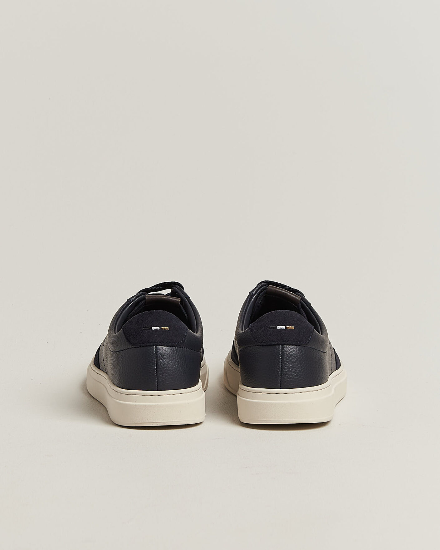 Heren | Sneakers | BOSS BLACK | Kieran Leather/Suede Sneaker Dark Blue