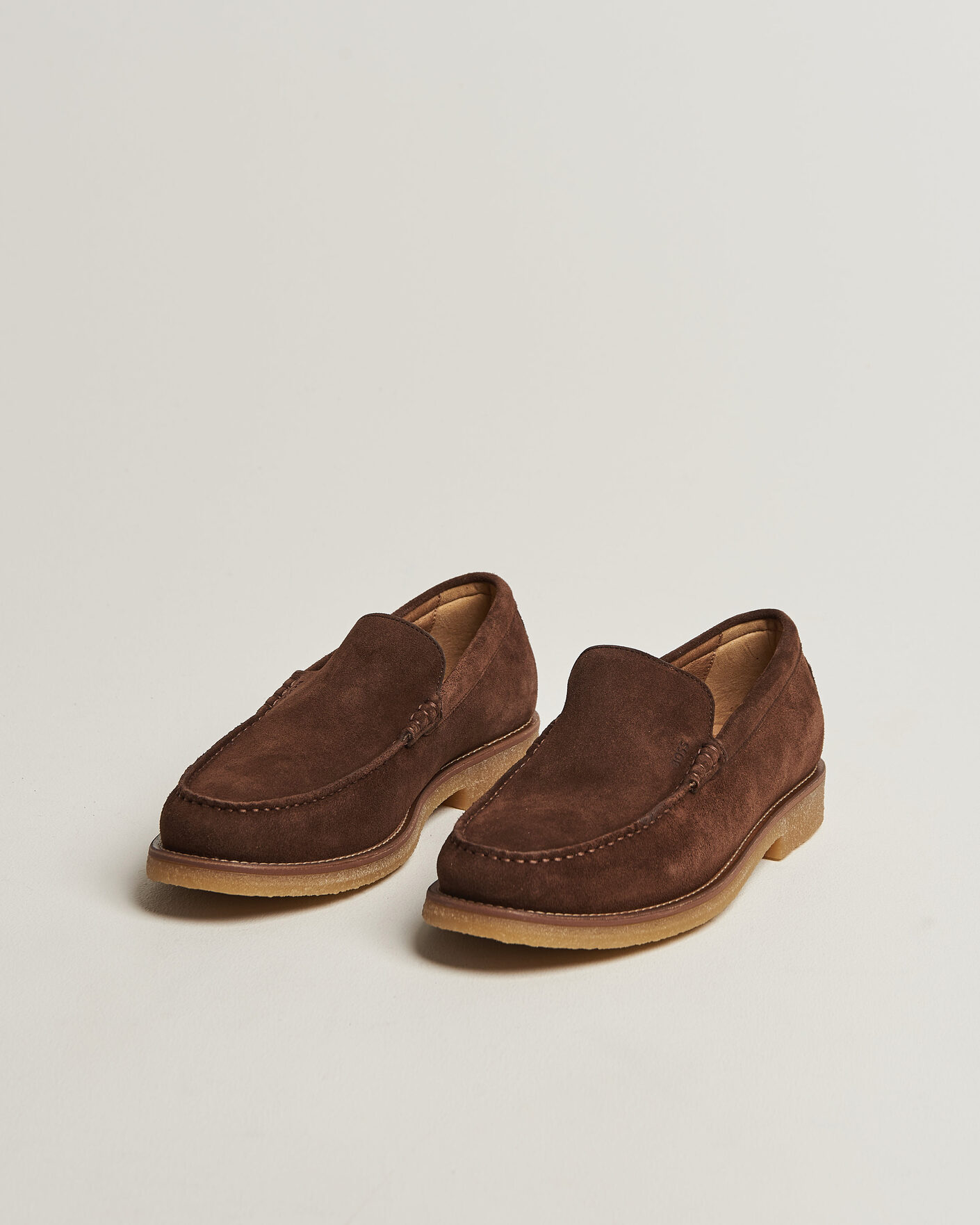 Heren | Instappers | BOSS BLACK | Kope Suede Moccasin Dark Brown
