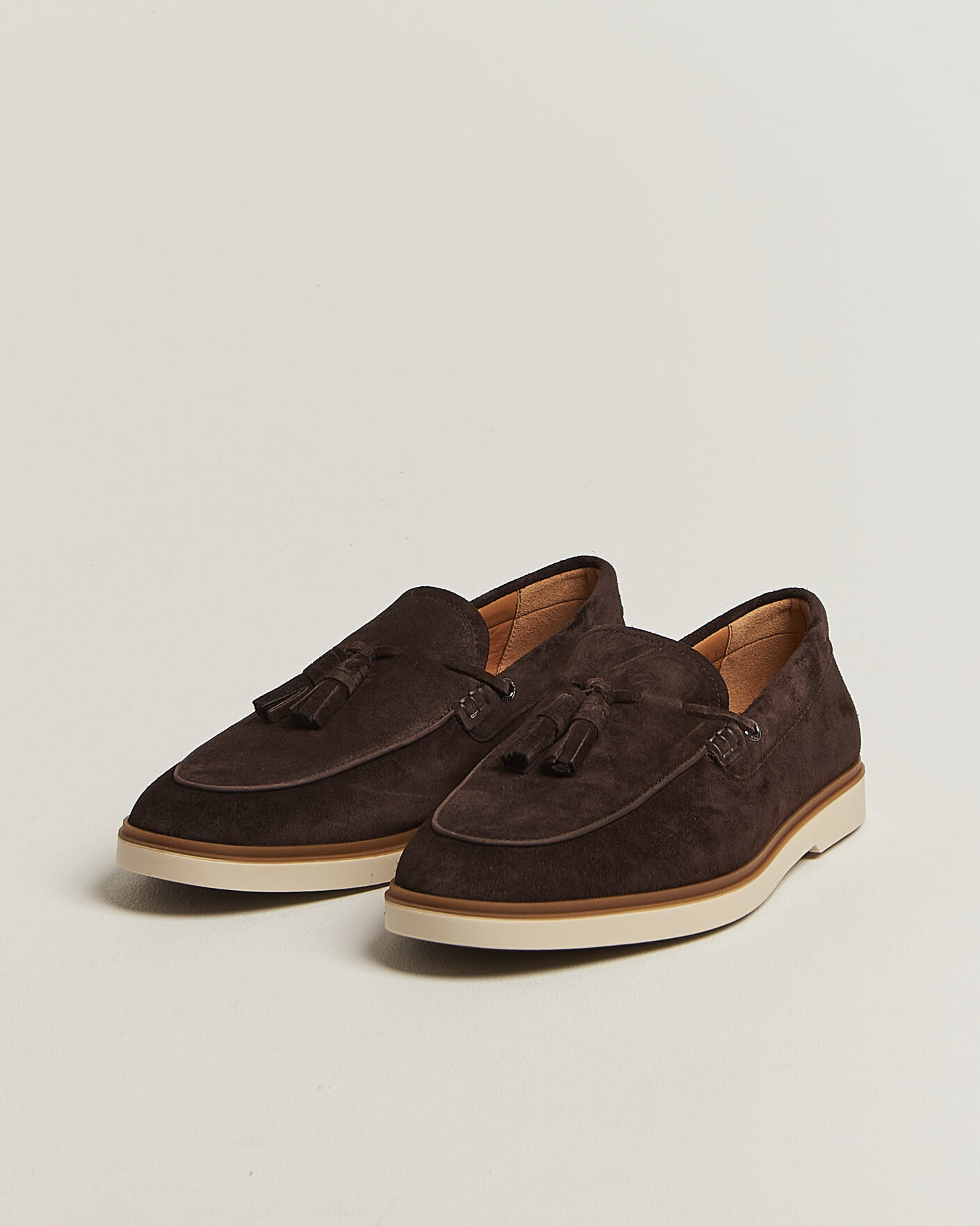 Heren | Instappers | BOSS BLACK | Hedley Suede Tassle Loafer Dark Brown