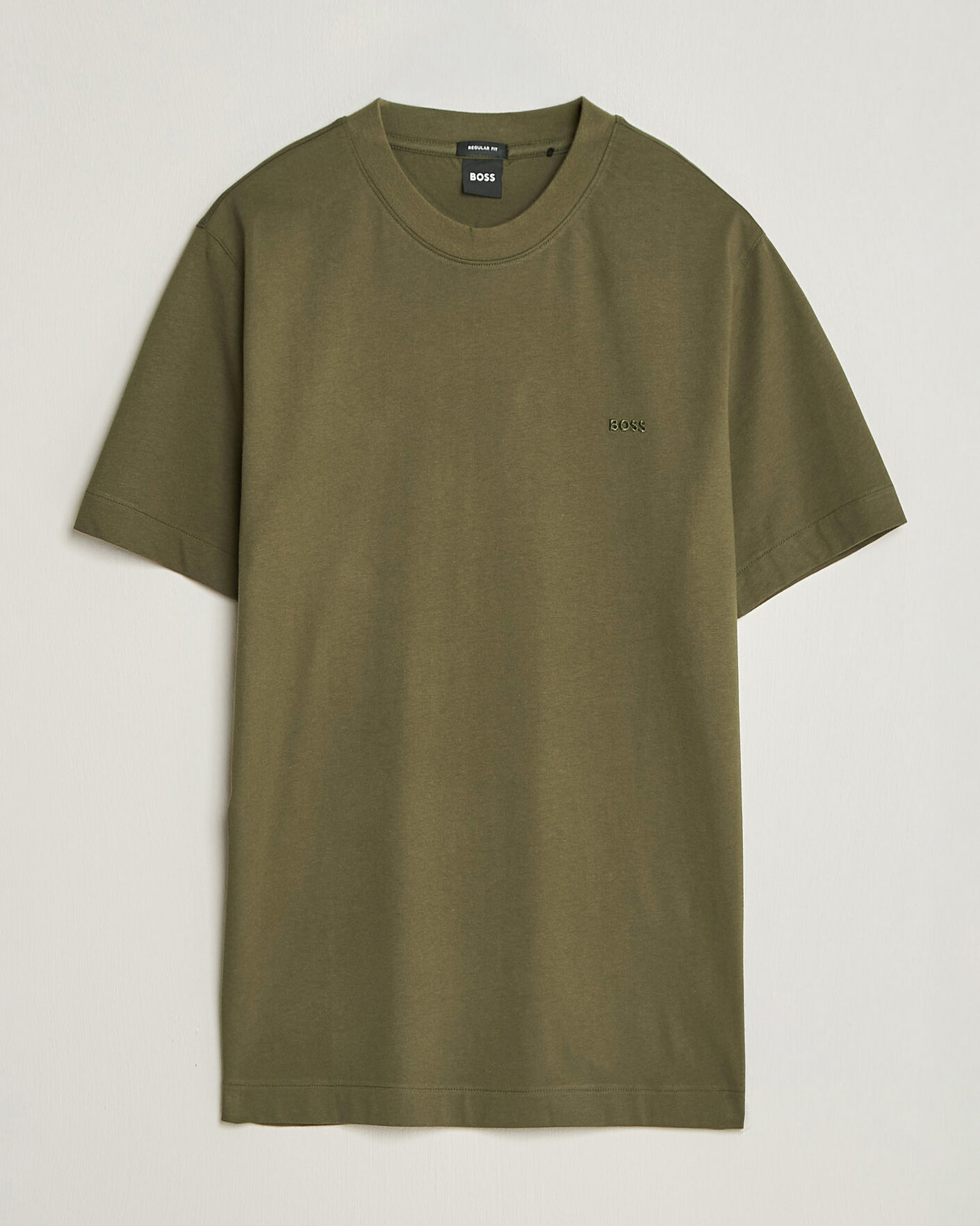 Heren | T-shirts | BOSS BLACK | Thompson Crew Neck T-Shirt Open Green