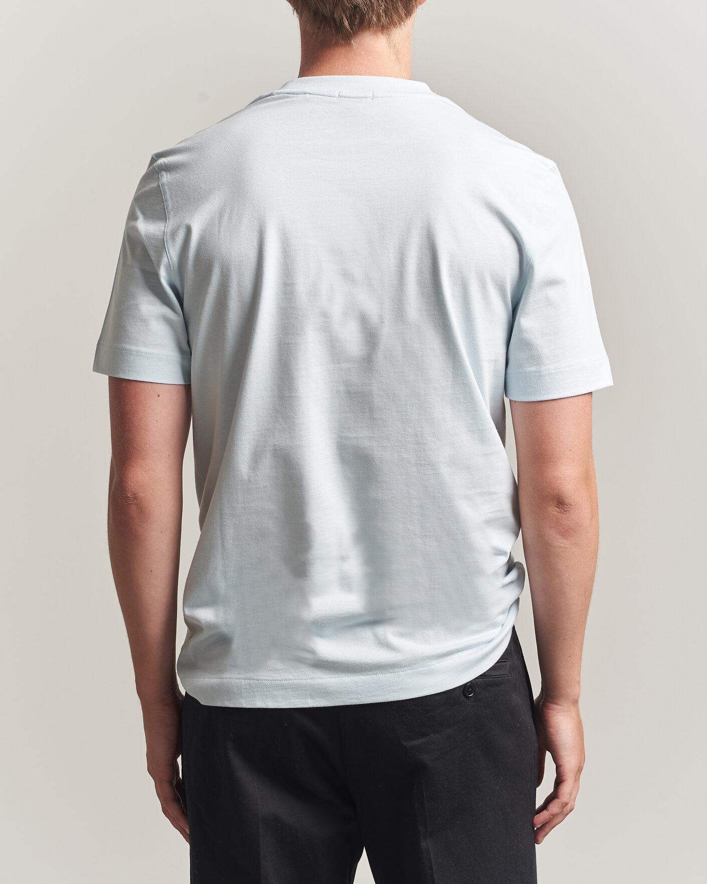 Heren | T-shirts | BOSS BLACK | Thompson Crew Neck T-Shirt Open Blue