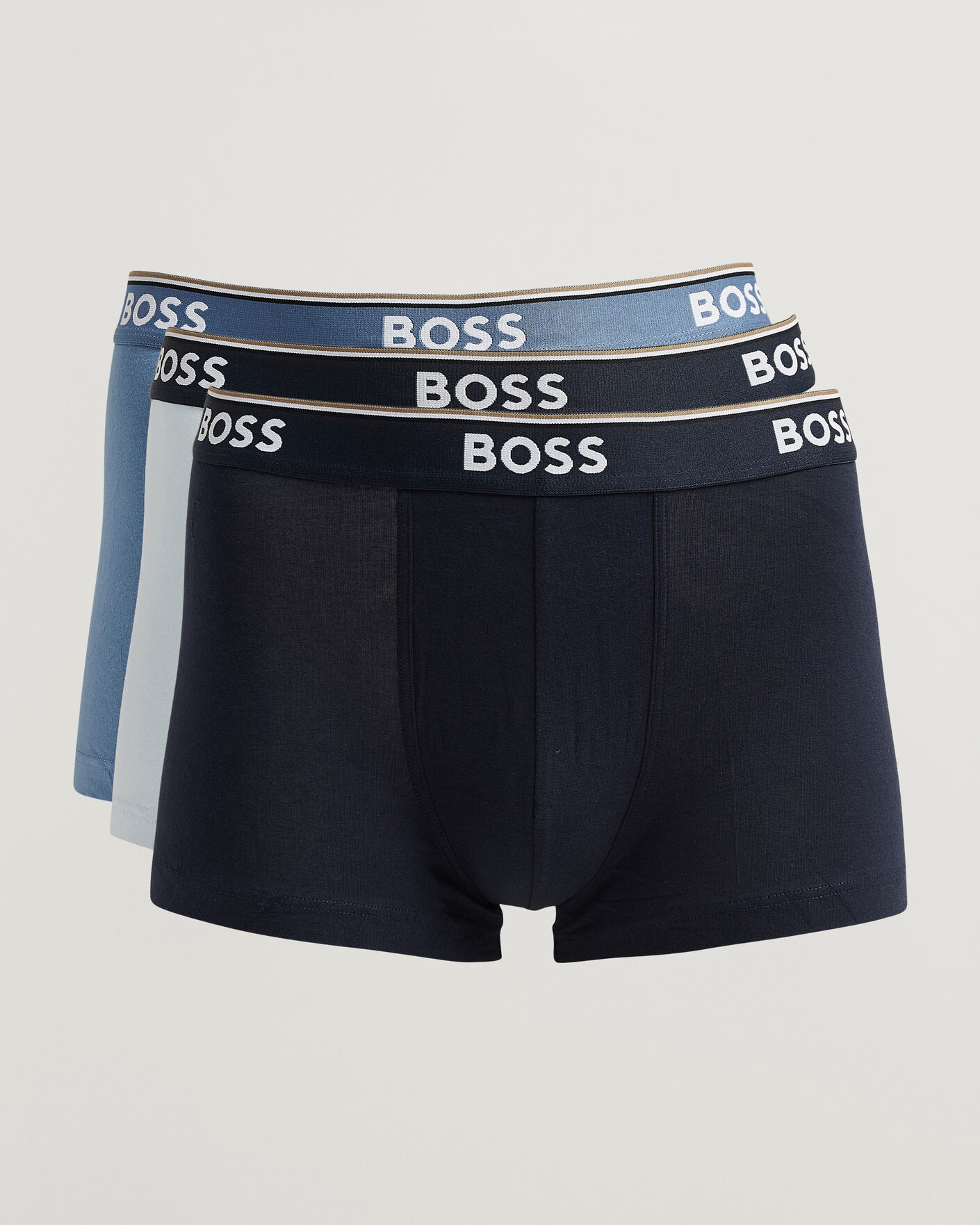 Heren | Ondergoed | BOSS BLACK | 3-Pack Trunk Navy/Blue/Light Blue