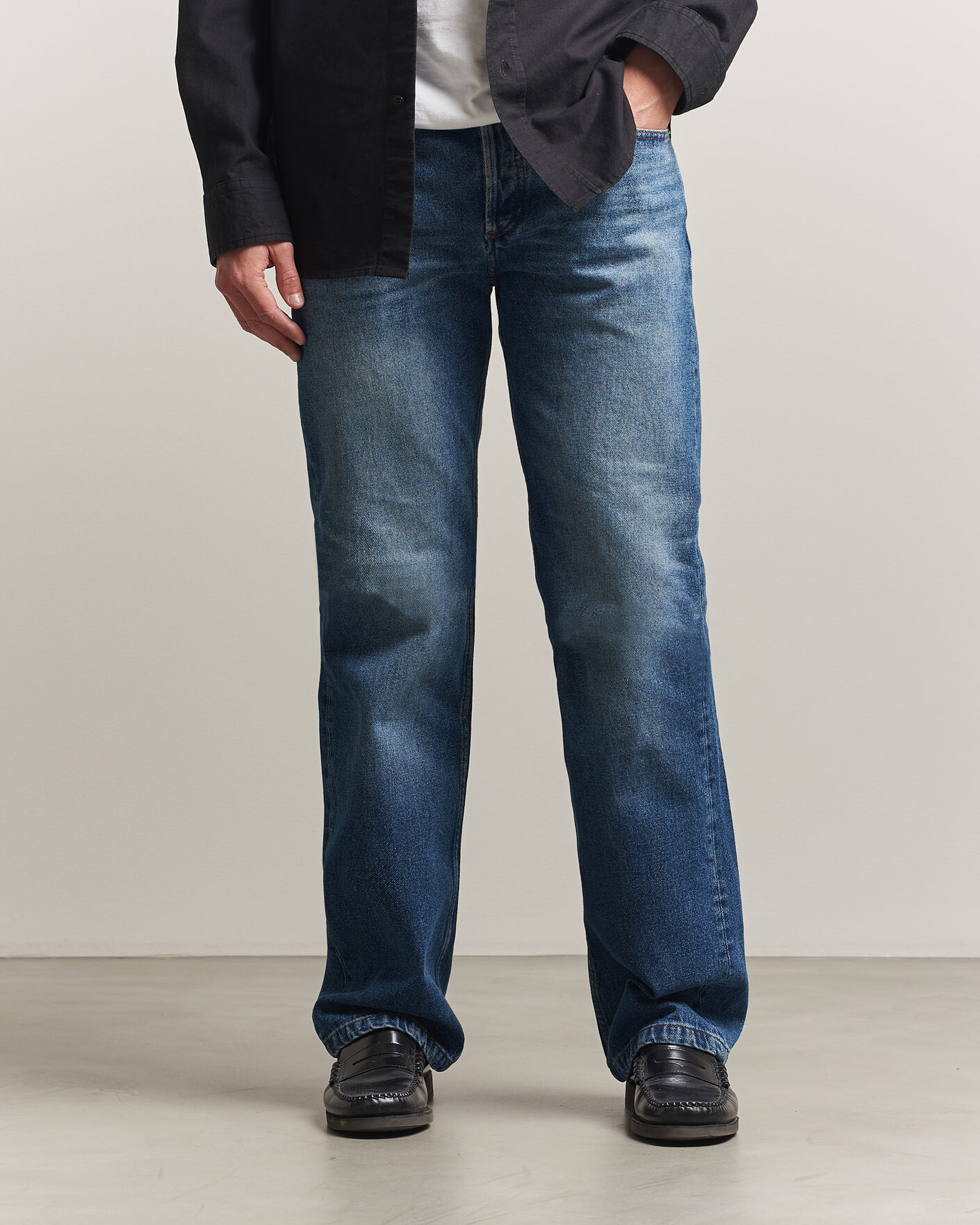 Heren | Jeans | A.P.C. | Rescue Jeans Washed Indigo