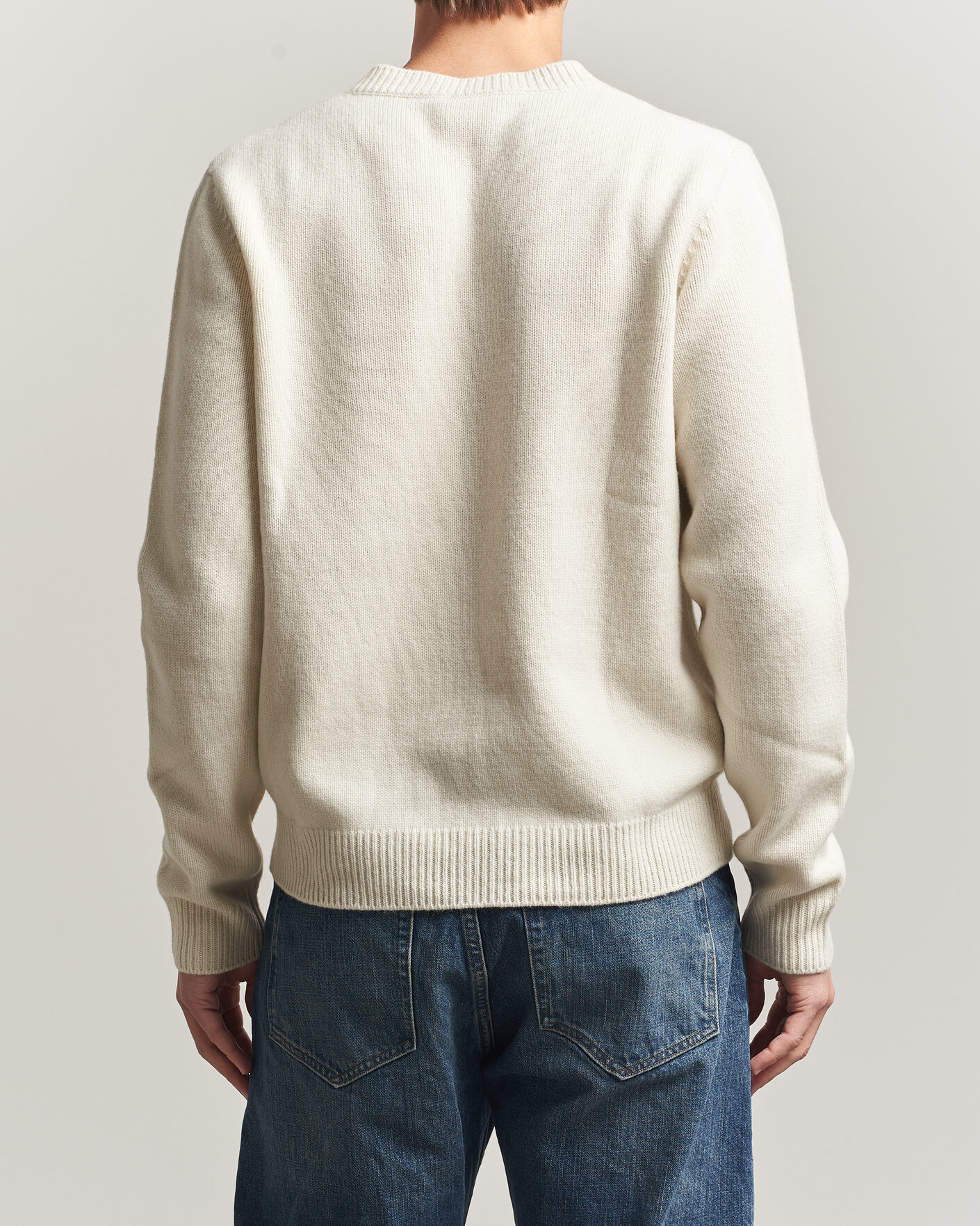 Heren | Truien | A.P.C. | Edmond Wool Knitted Sweater Ecru
