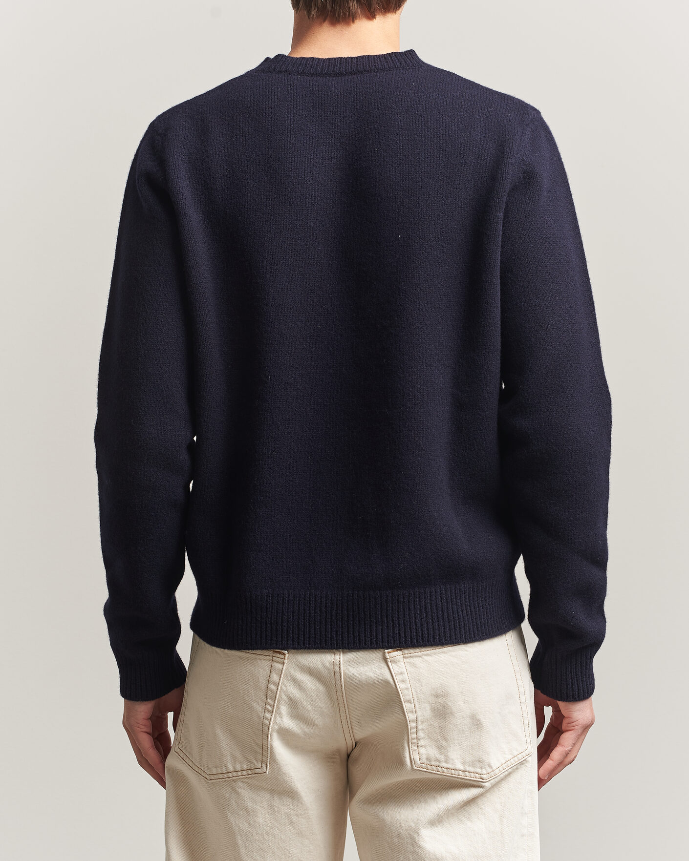 Heren | Truien | A.P.C. | Edmond Wool Knitted Sweater Dark Navy