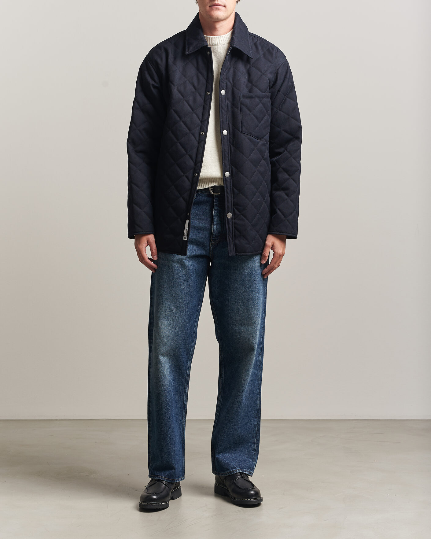Heren | Jassen | A.P.C. | Georges Quilted Jacket Dark Navy