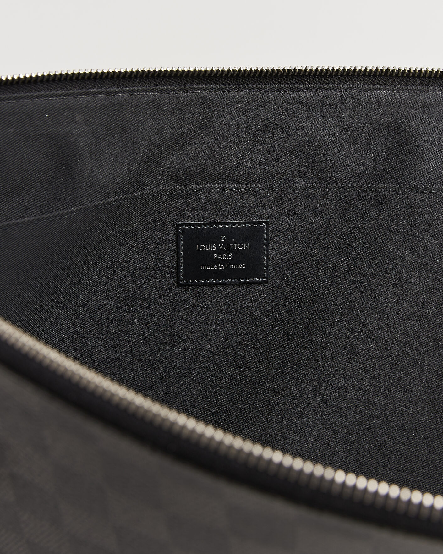 Heren | Pre-Owned & Vintage Bags | Louis Vuitton Pre-Owned | Pochette Jules Damier Graphite