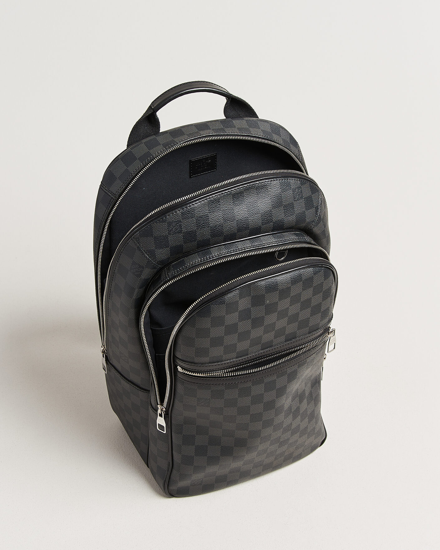 Heren | Louis Vuitton Pre-Owned Michael Backpack Damier Graphite Damier Graphite | Louis Vuitton Pre-Owned | Michael Backpack Damier Graphite Damier Graphite