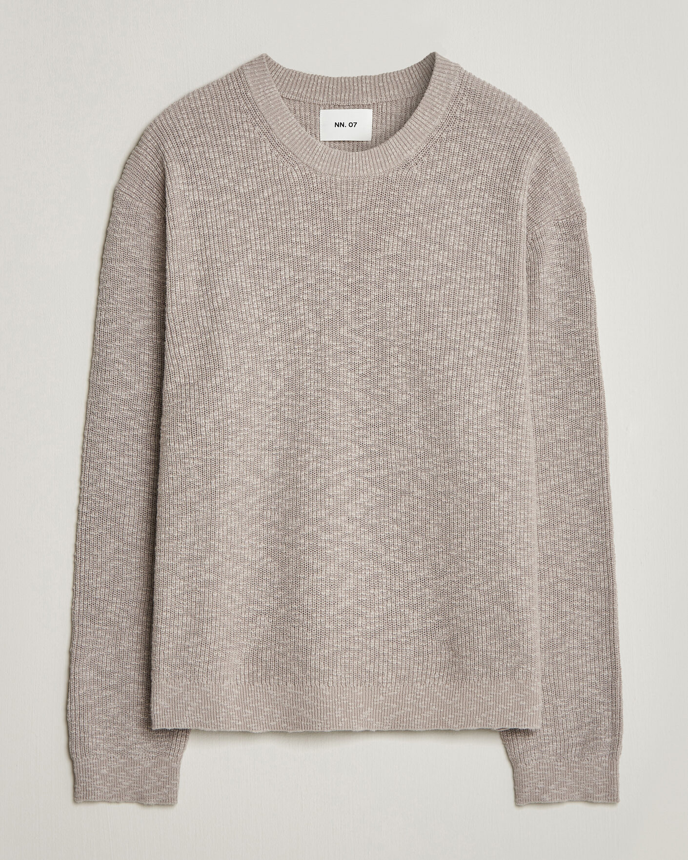 Heren | Truien | NN07 | Russell Cotton Knitted Sweater Moon Dust