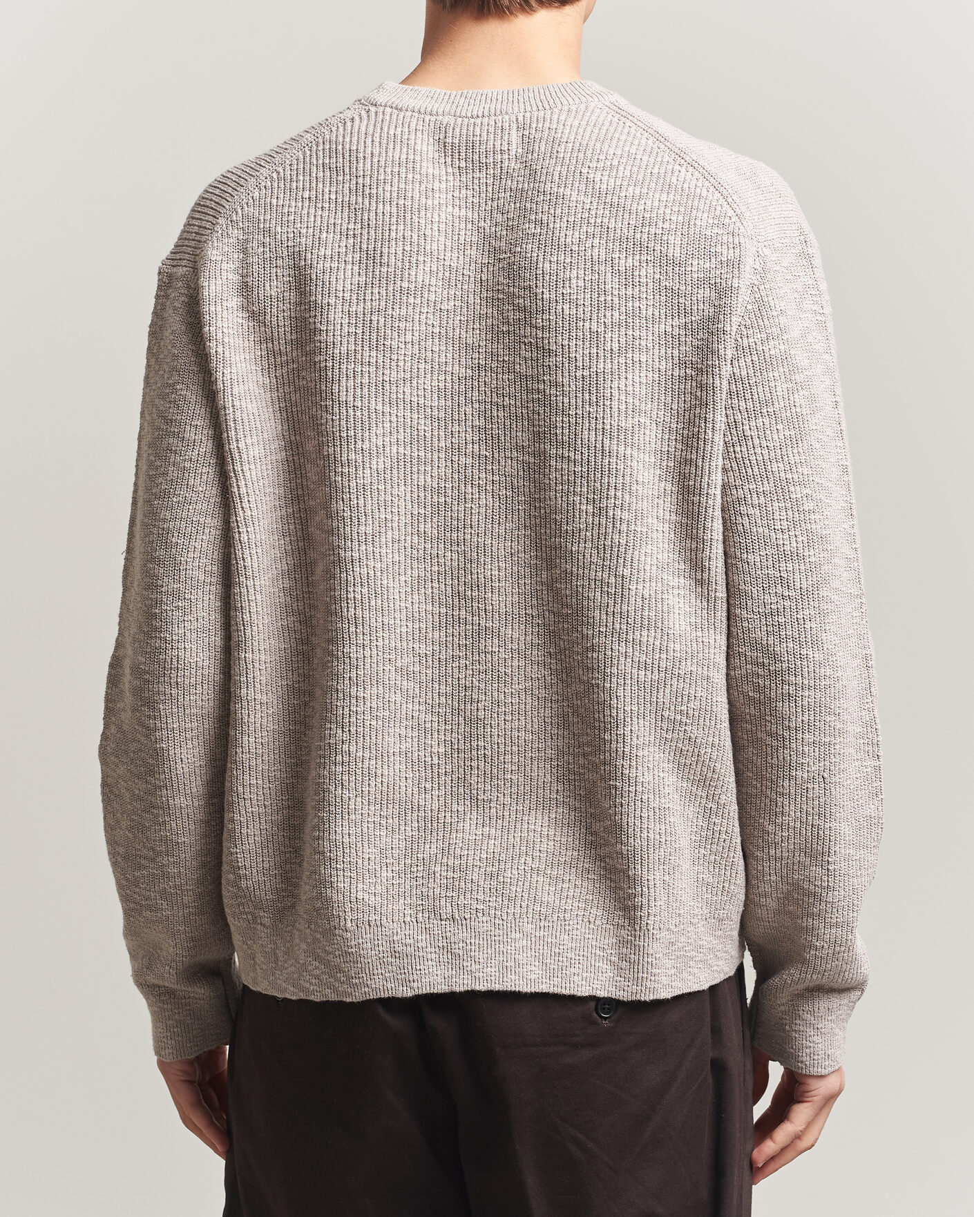 Heren | Truien | NN07 | Russell Cotton Knitted Sweater Moon Dust
