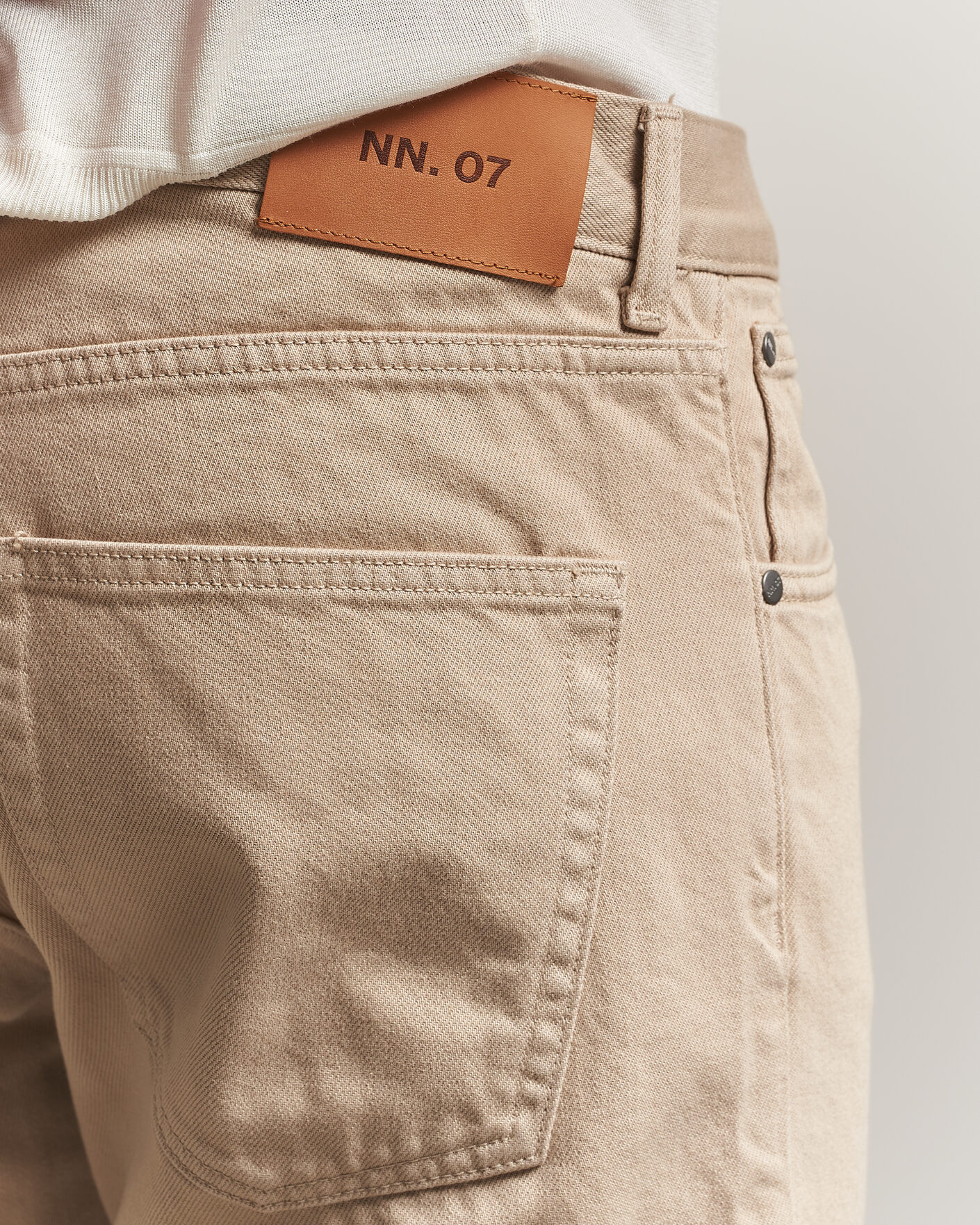 Heren | Broeken | NN07 | Sonny Straight Fit 5-Pocket Pants Oat