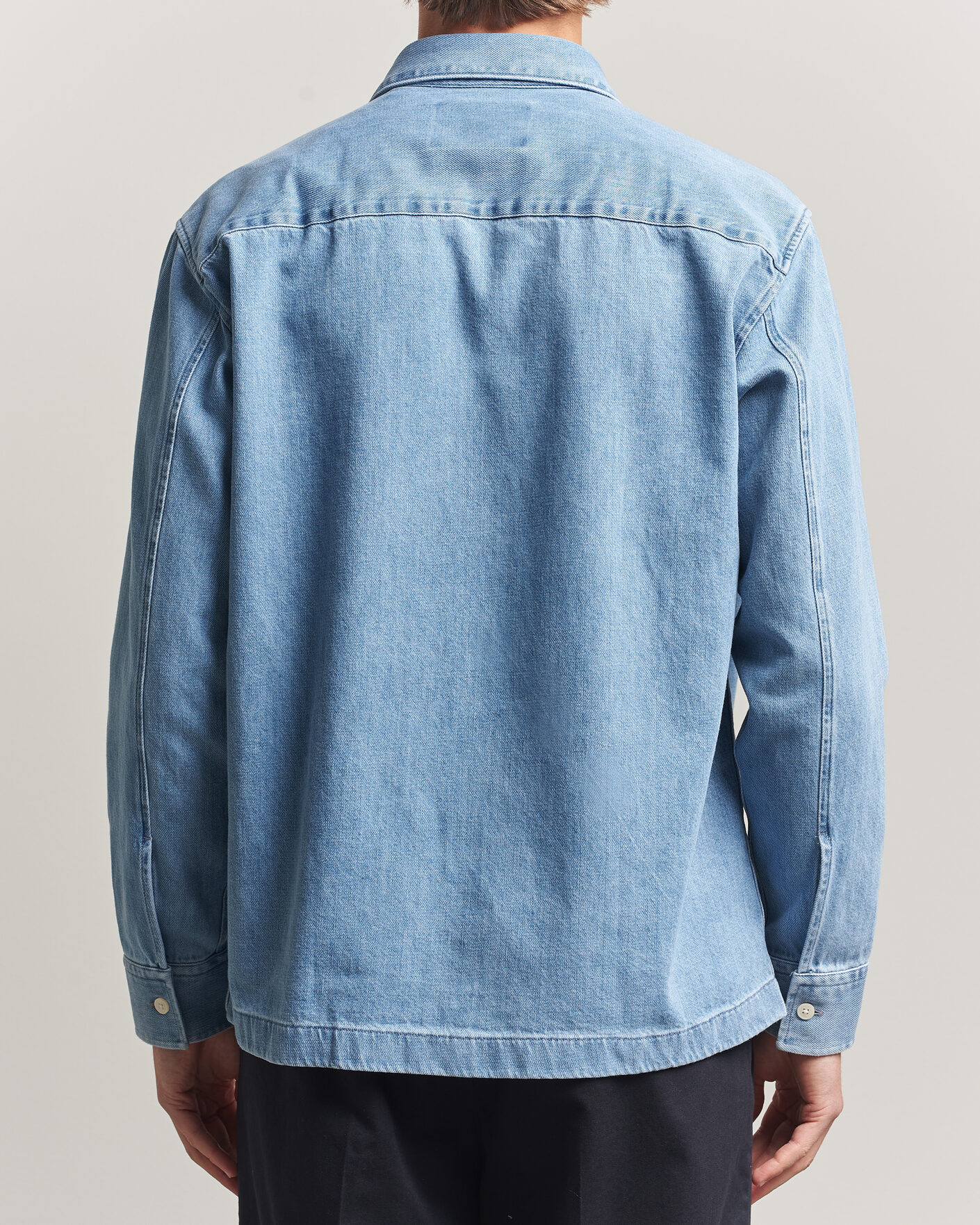 Heren | Overhemden | NN07 | Freddy Denim Overshirt Light Blue