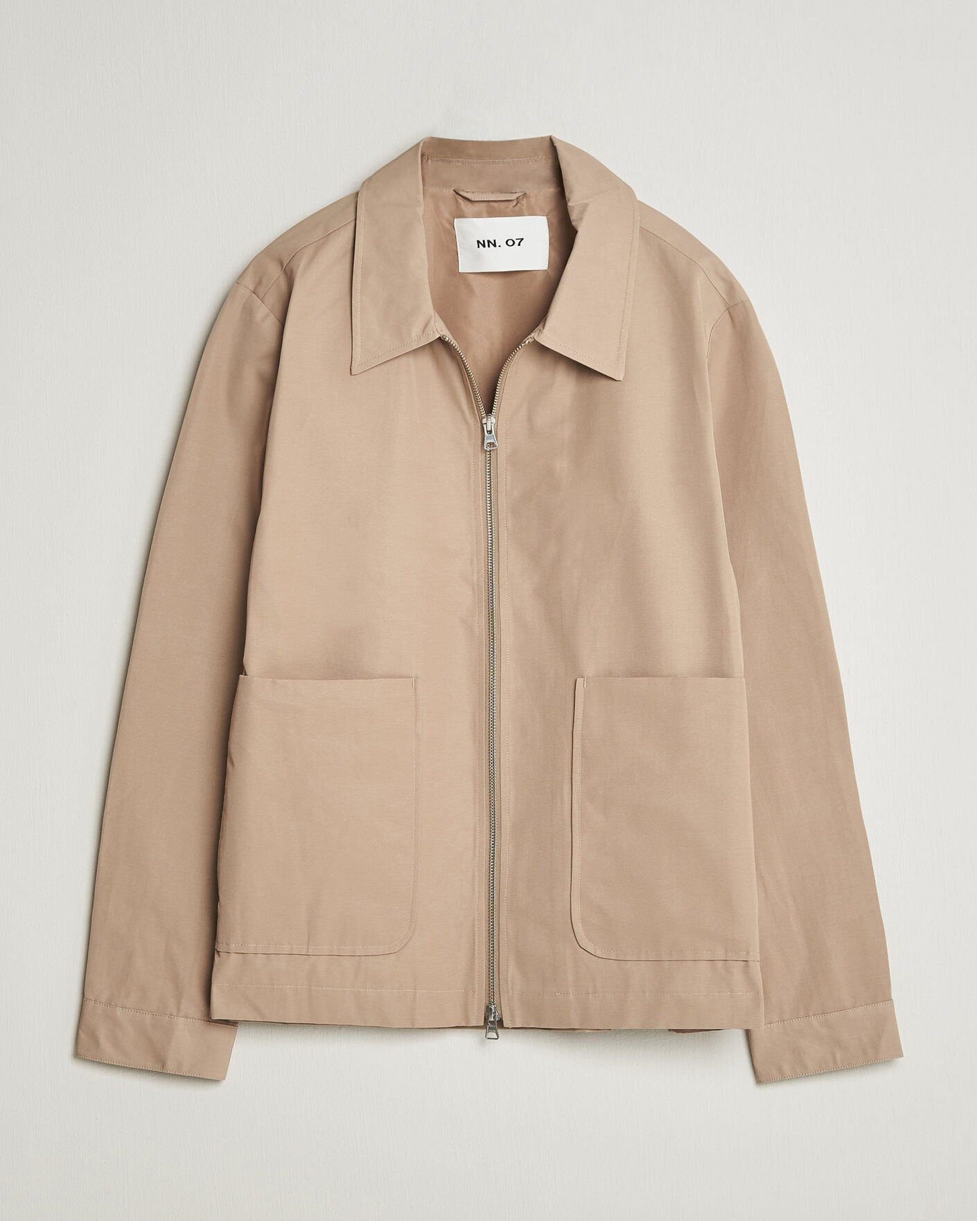 Heren | Jassen | NN07 | Gael Cotton Twill Jacket Desert Khaki