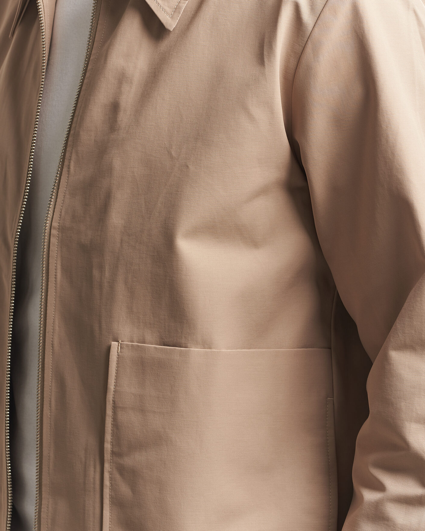 Heren | Jassen | NN07 | Gael Cotton Twill Jacket Desert Khaki