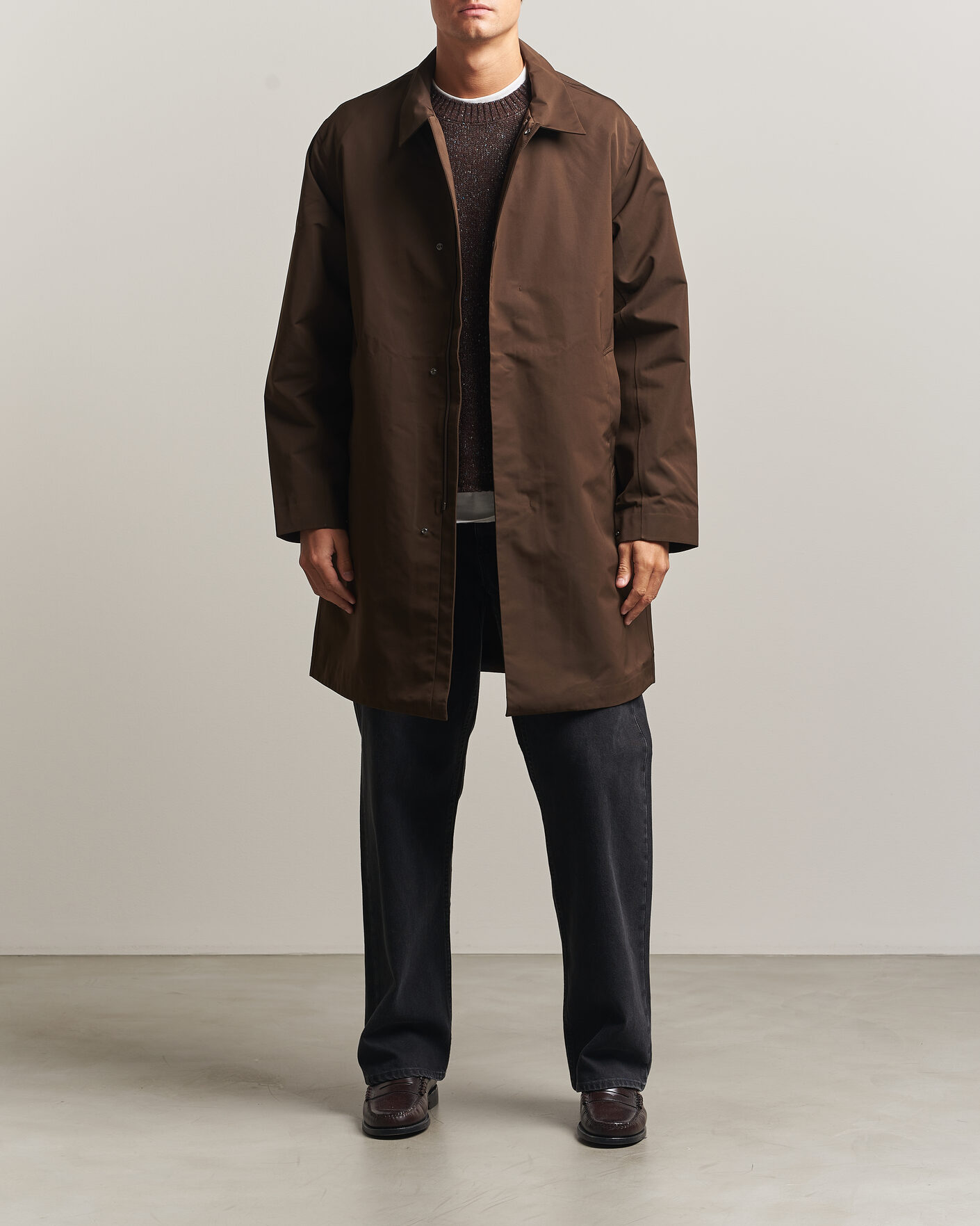 Heren | Jassen | NN07 | Steve Technical Coat Demitasse Brown