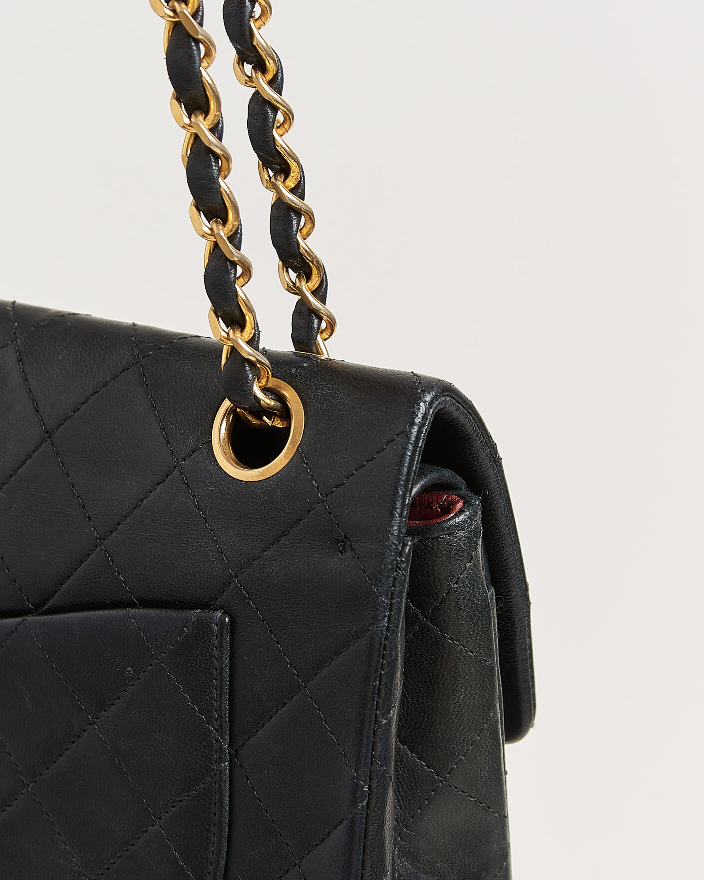Heren | Chanel Pre-Owned Classic Small Double Flap Bag Black | Chanel Pre-Owned | Classic Small Double Flap Bag Black