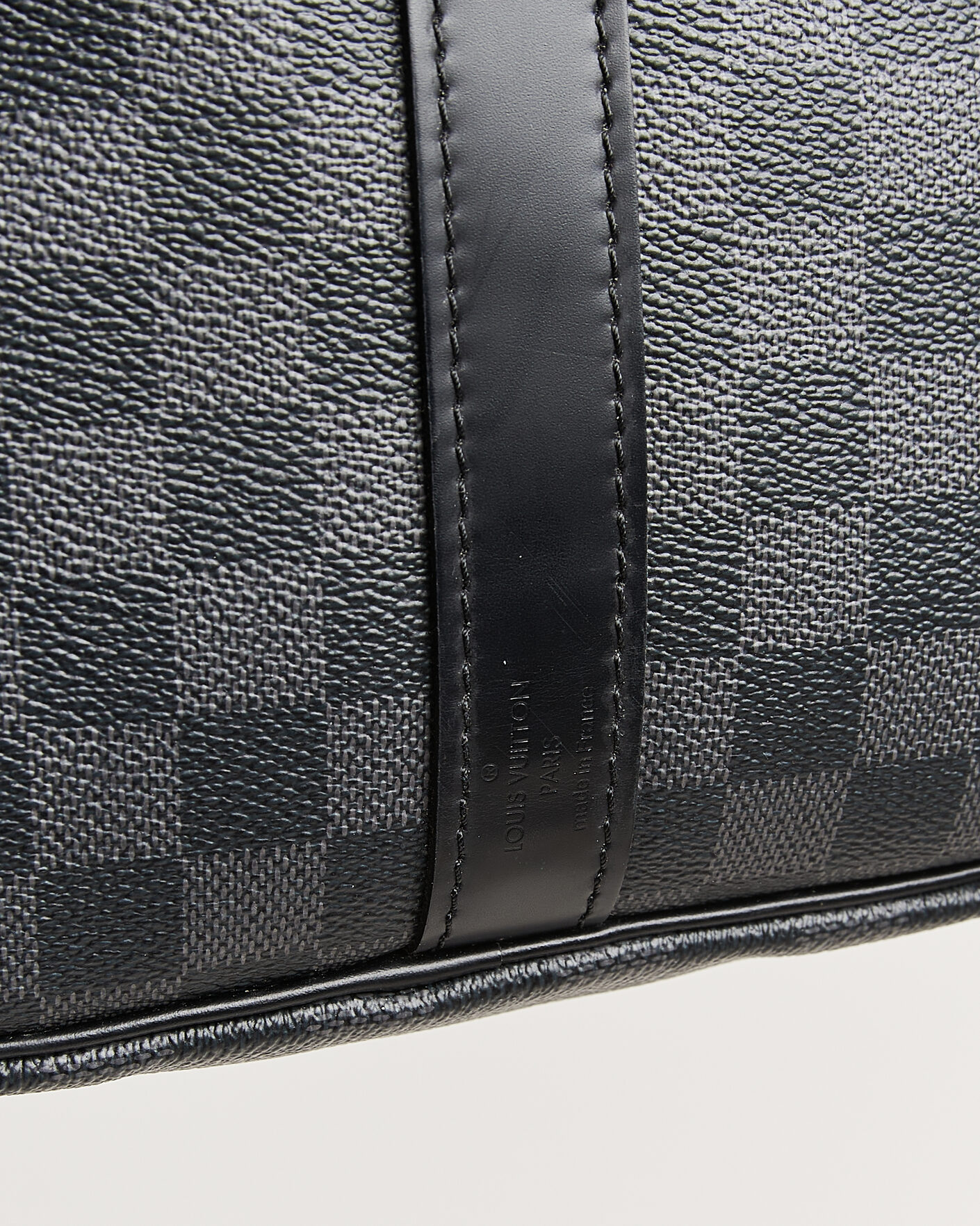 Heren | Pre-Owned & Vintage Bags | Louis Vuitton Pre-Owned | Keepall 45 Bandouliére Damier Graphite