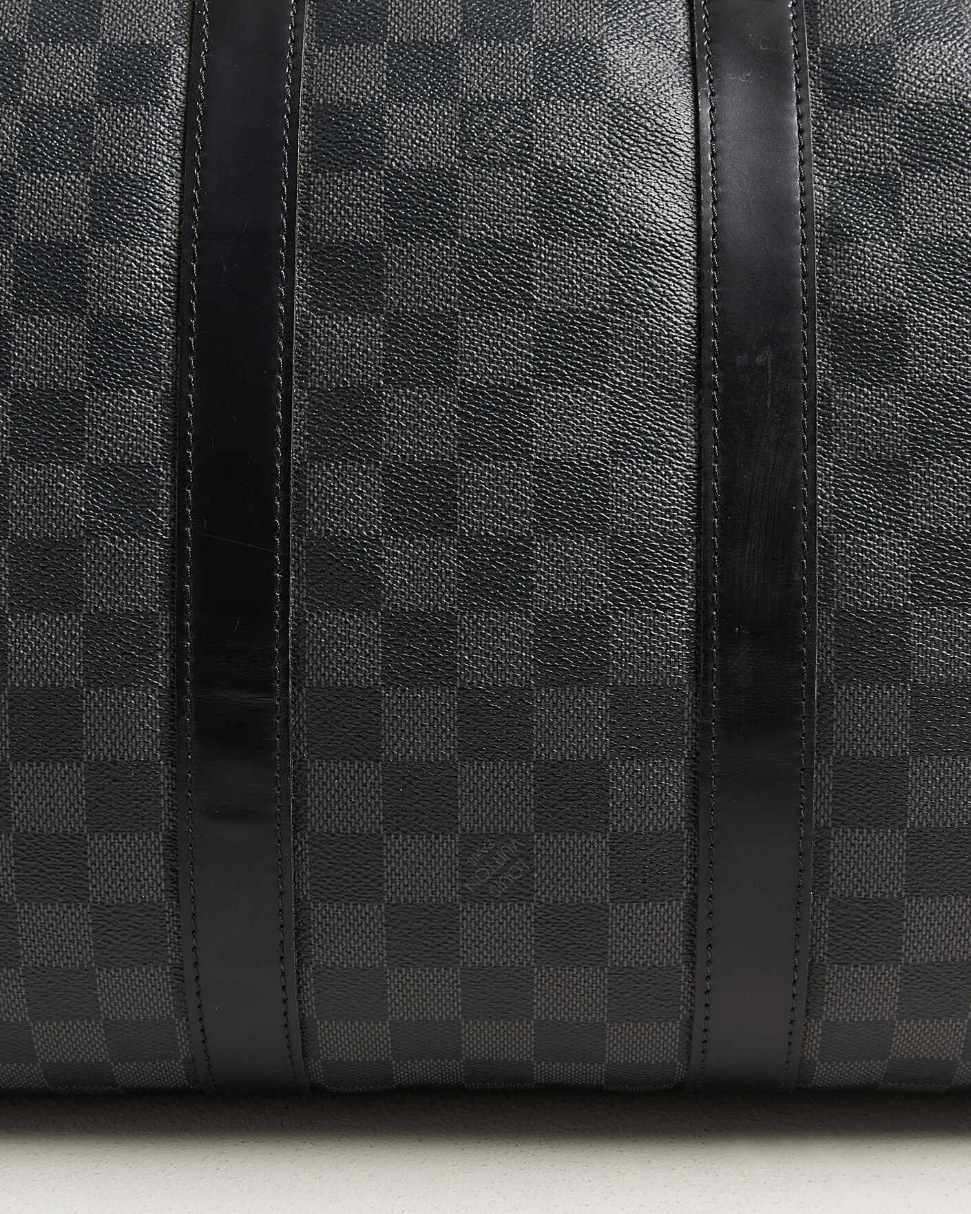 Heren | Pre-Owned & Vintage Bags | Louis Vuitton Pre-Owned | Keepall 45 Bandouliére Damier Graphite