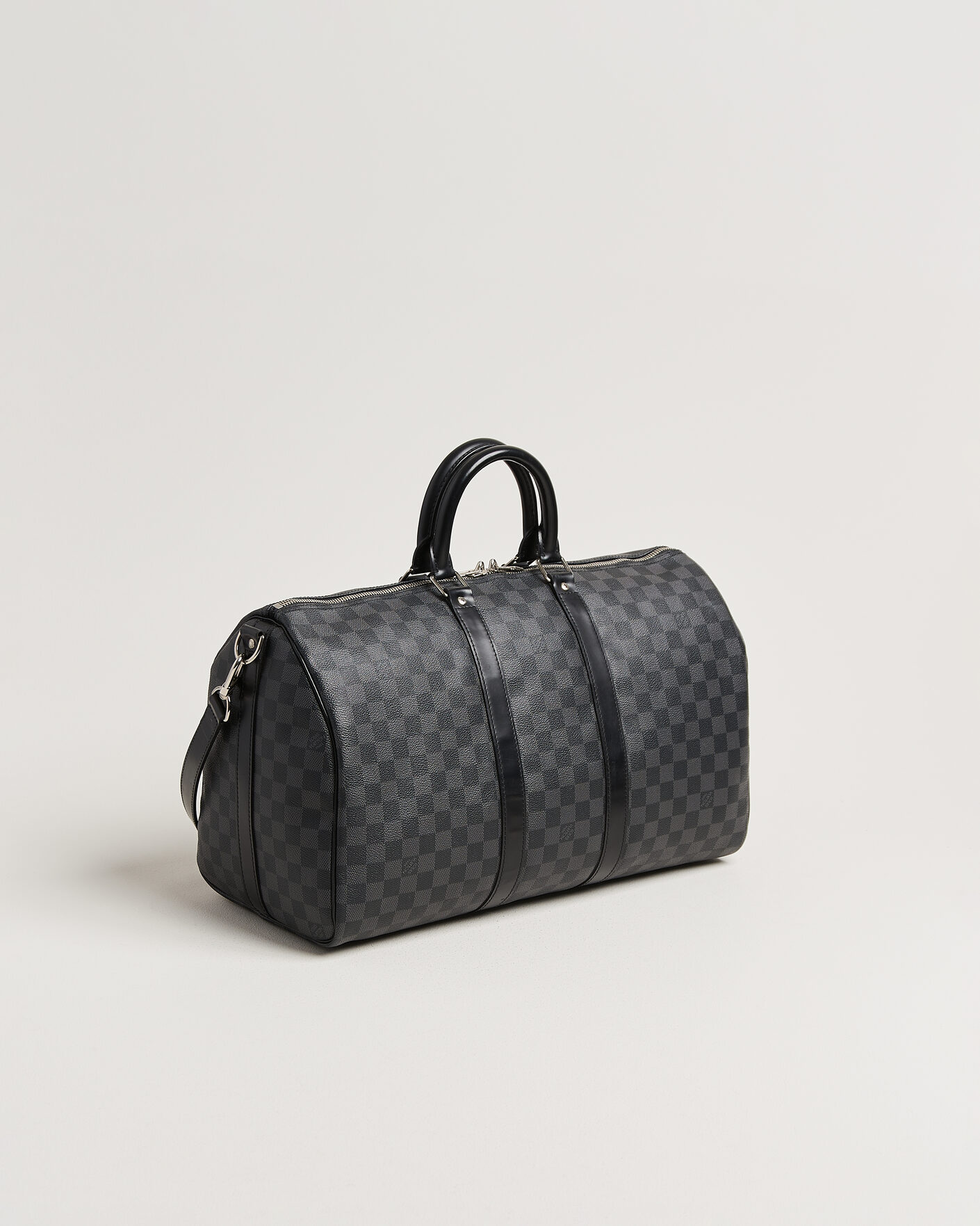 Heren | Pre-Owned & Vintage Bags | Louis Vuitton Pre-Owned | Keepall 45 Bandouliére Damier Graphite