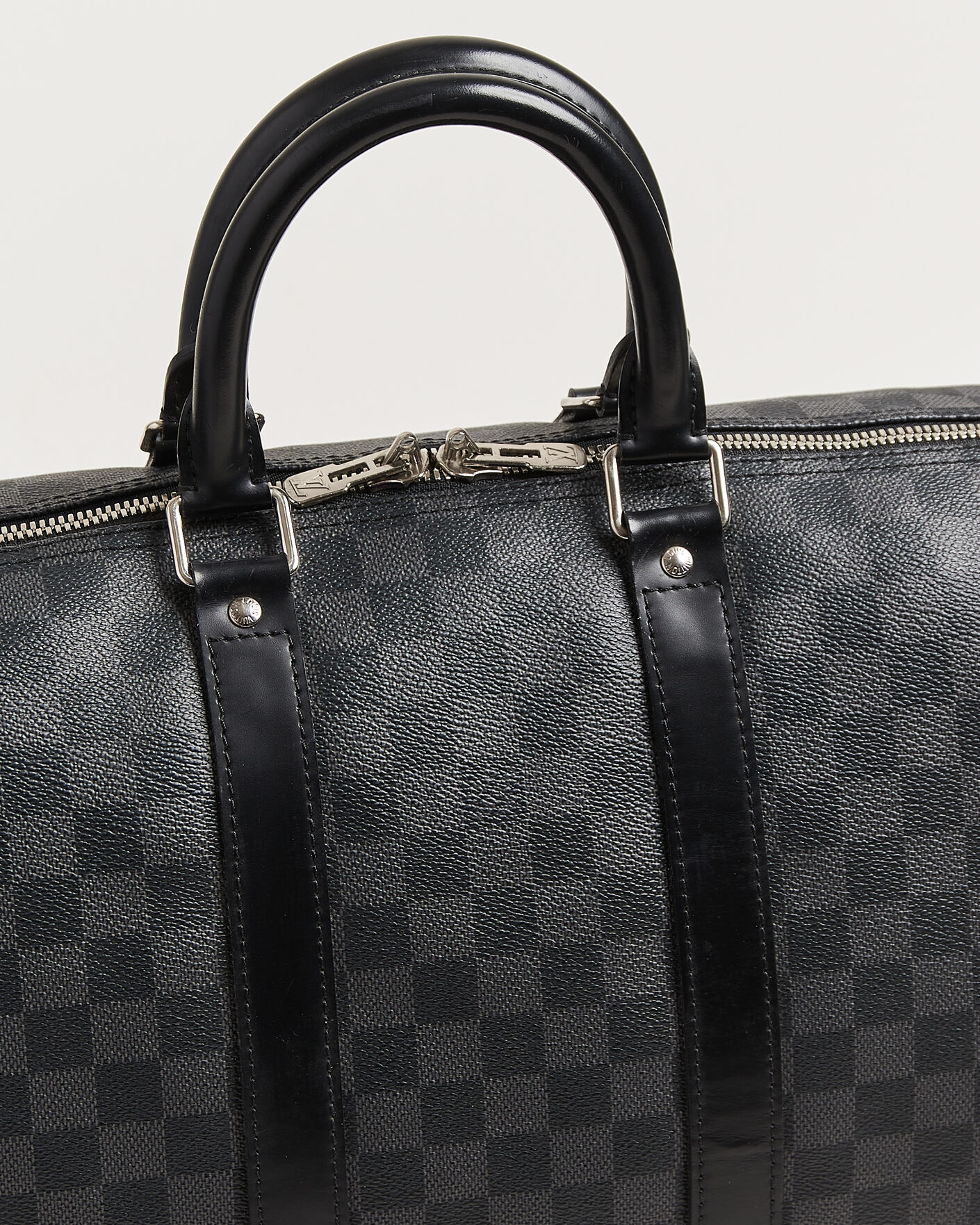 Heren | Pre-Owned & Vintage Bags | Louis Vuitton Pre-Owned | Keepall 45 Bandouliére Damier Graphite