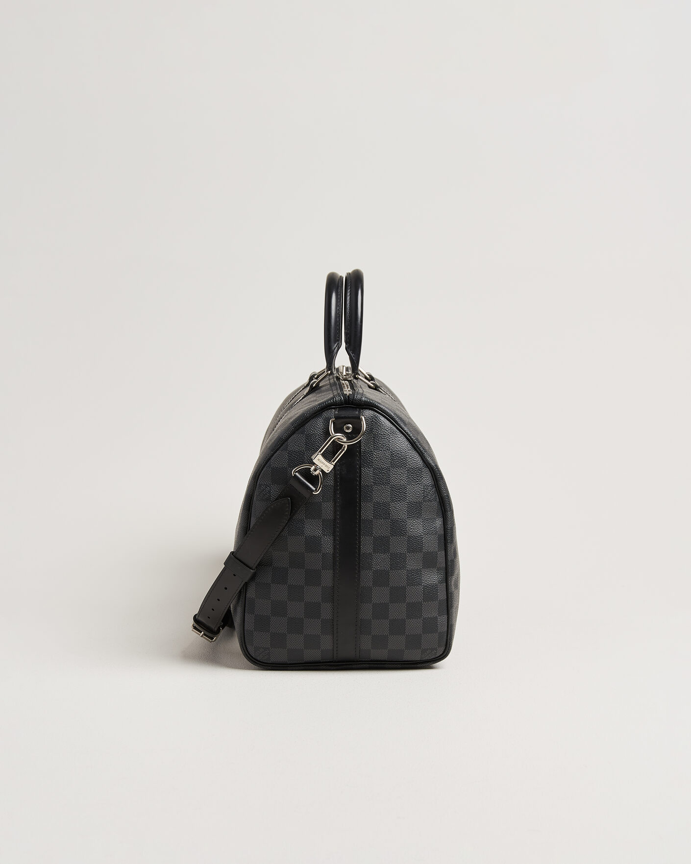 Heren | Pre-Owned & Vintage Bags | Louis Vuitton Pre-Owned | Keepall 45 Bandouliére Damier Graphite