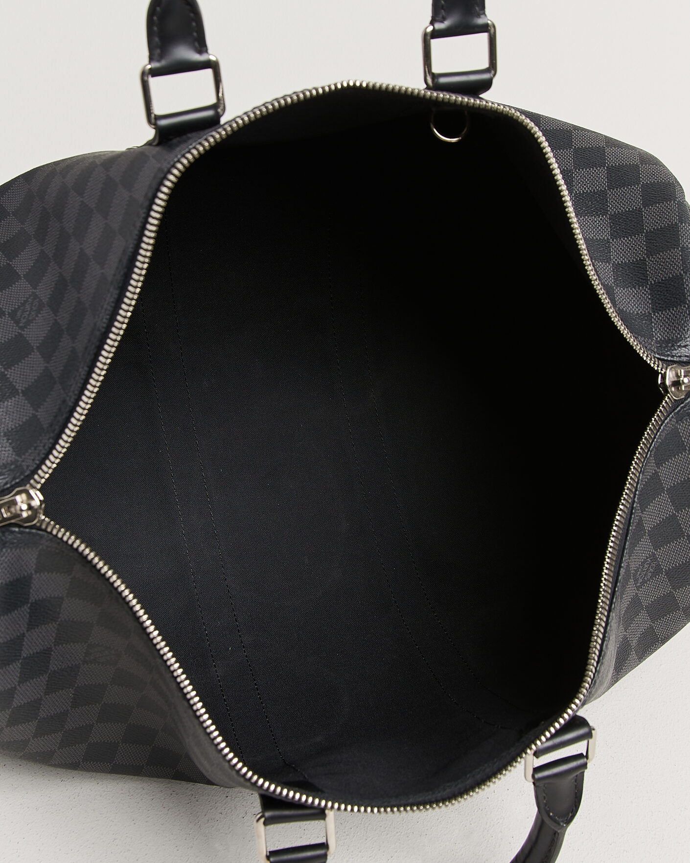 Heren | Pre-Owned & Vintage Bags | Louis Vuitton Pre-Owned | Keepall 45 Bandouliére Damier Graphite