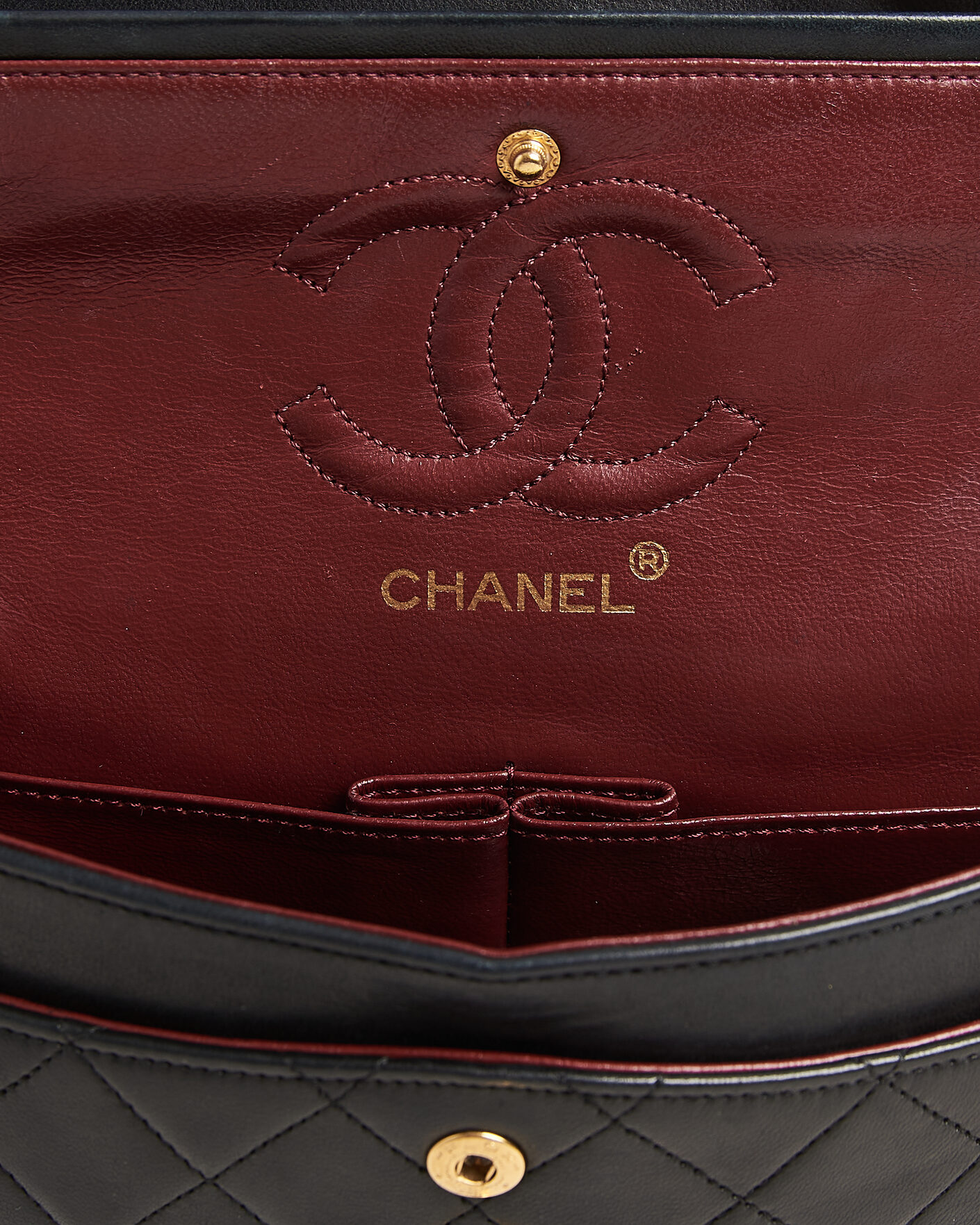 Heren | Chanel Pre-Owned Classic Small Double Flap Bag Black | Chanel Pre-Owned | Classic Small Double Flap Bag Black