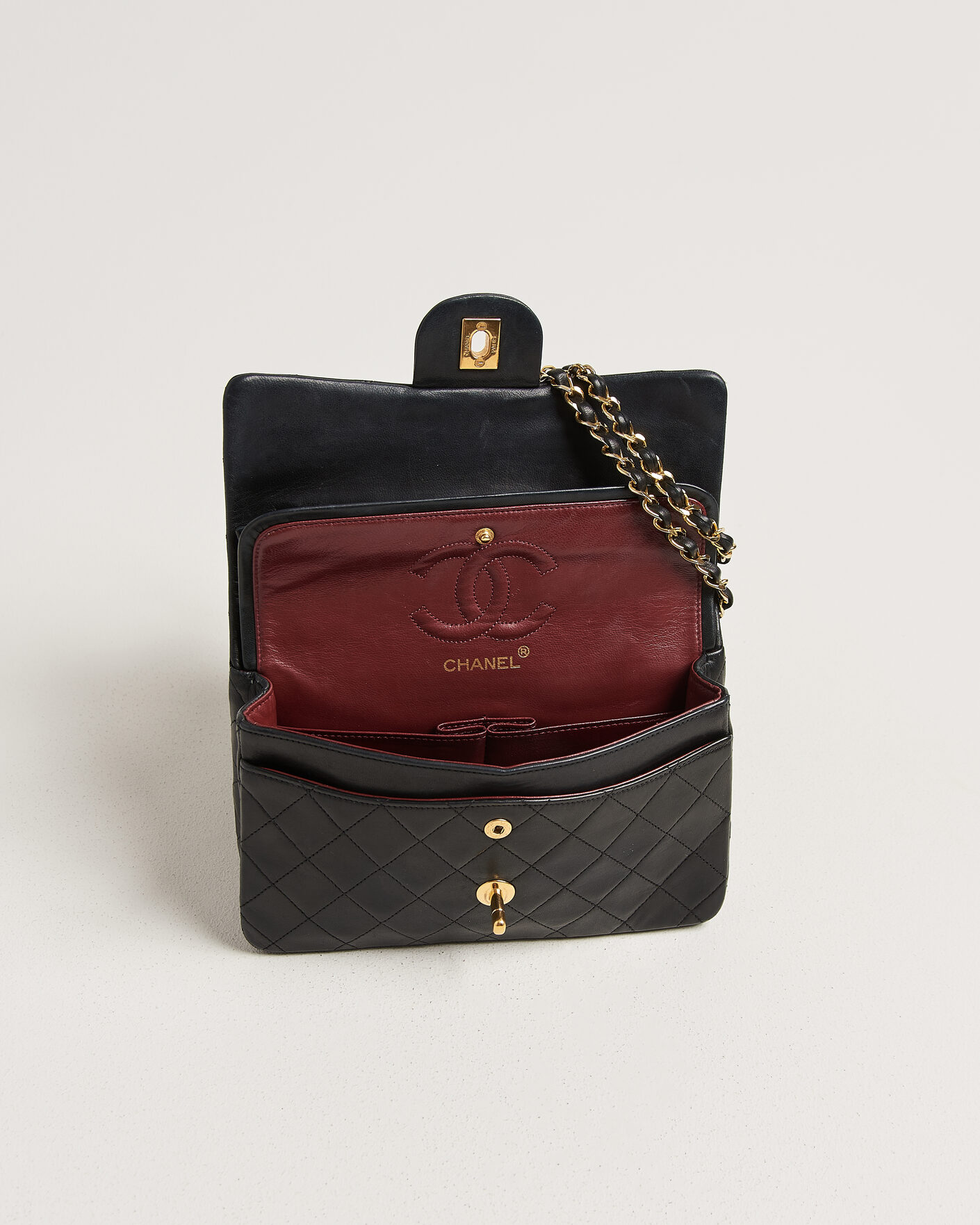 Heren | Pre-Owned & Vintage Bags | Chanel Pre-Owned | Classic Small Double Flap Bag Black