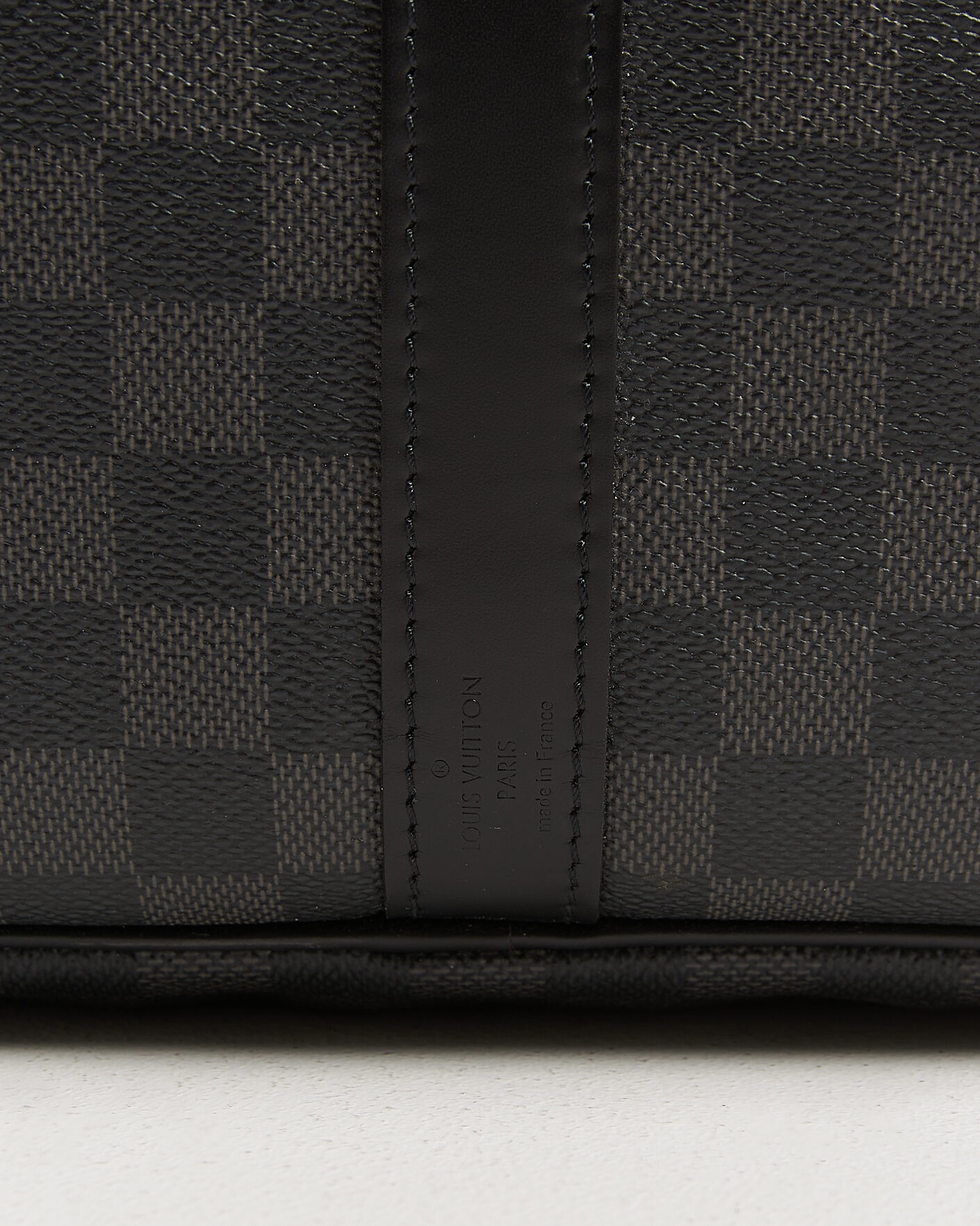 Heren | Pre-Owned & Vintage Bags | Louis Vuitton Pre-Owned | Keepall 55 Bandouliére Damier Graphite