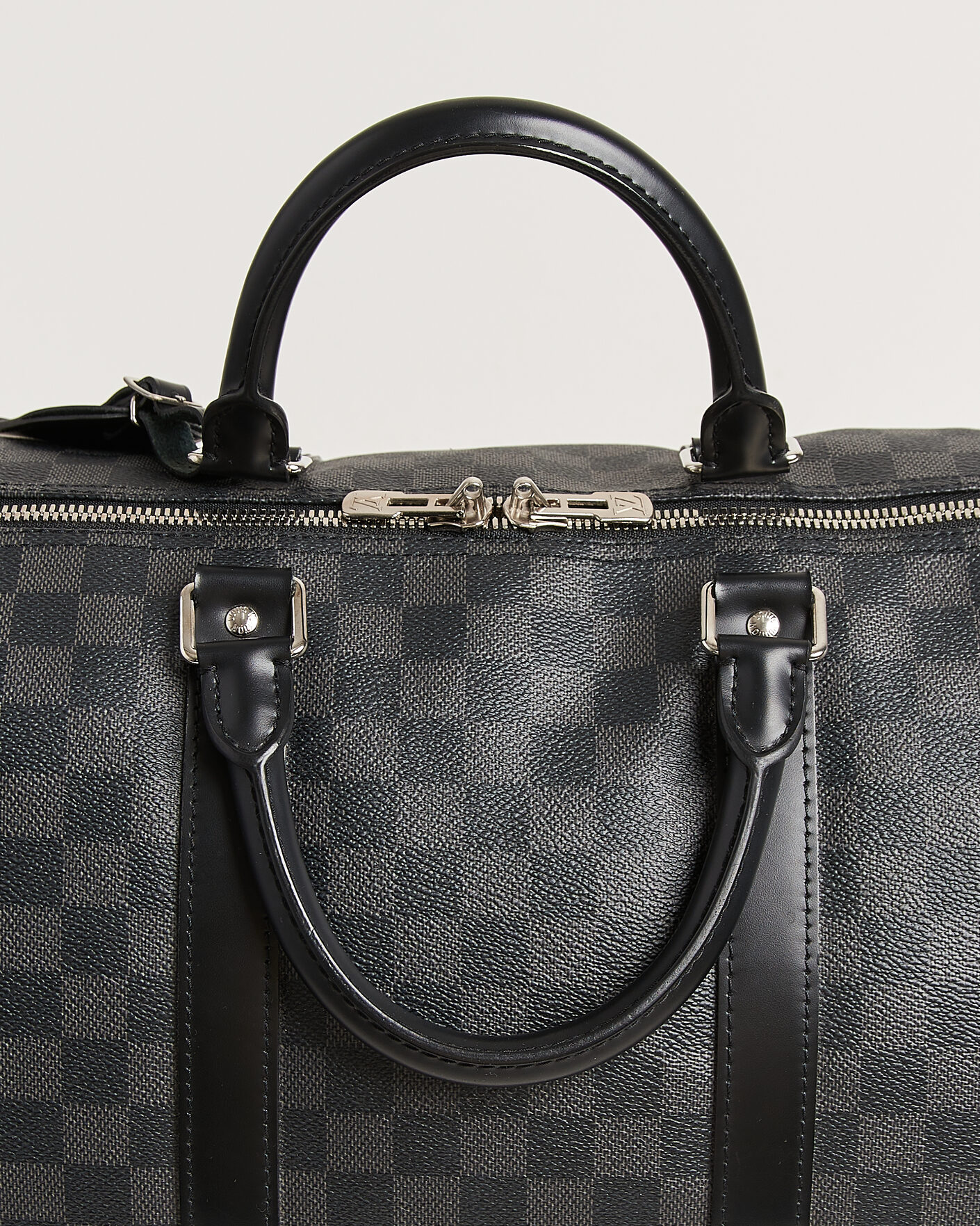Heren | Pre-Owned & Vintage Bags | Louis Vuitton Pre-Owned | Keepall 55 Bandouliére Damier Graphite