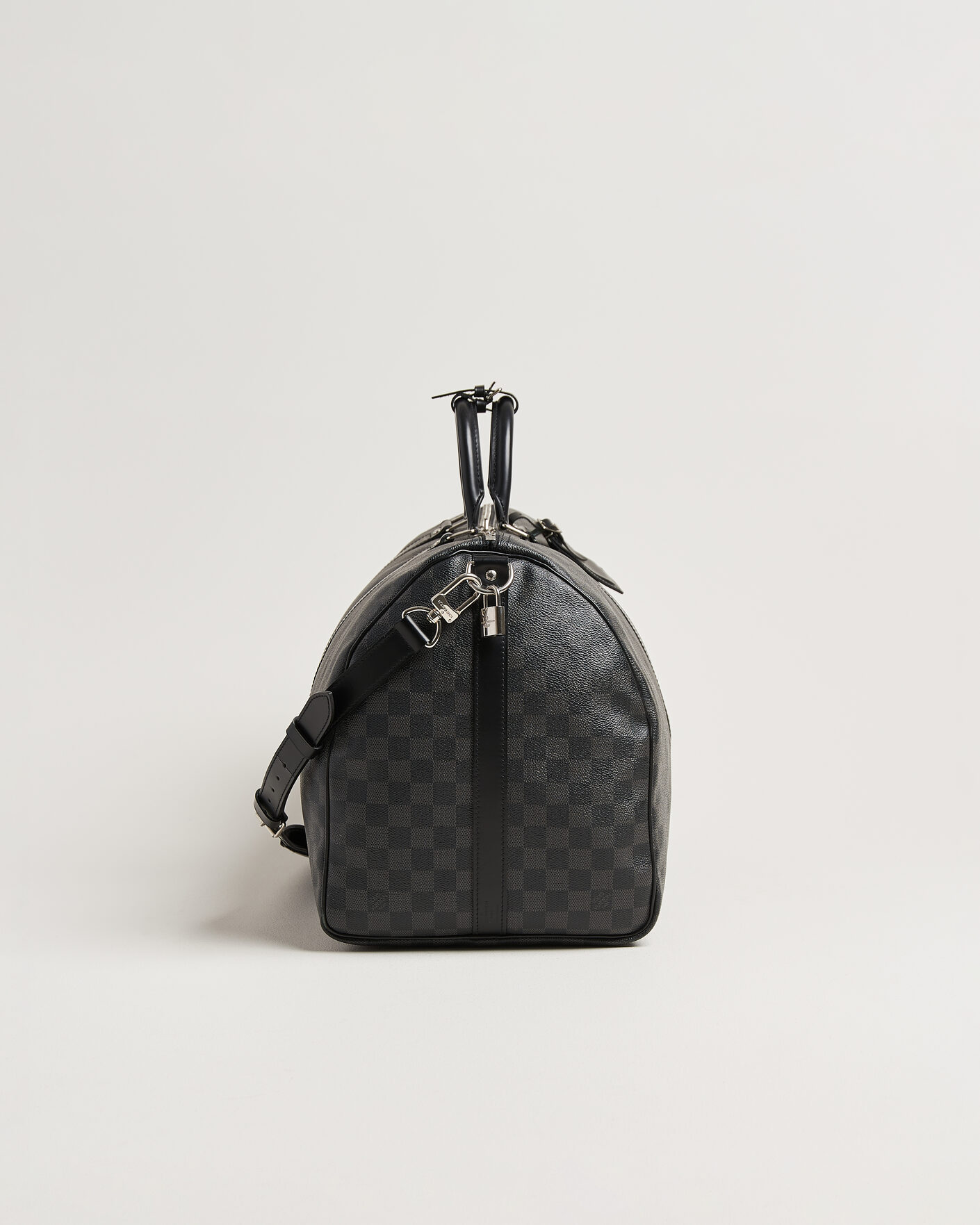 Heren | Pre-Owned & Vintage Bags | Louis Vuitton Pre-Owned | Keepall 55 Bandouliére Damier Graphite
