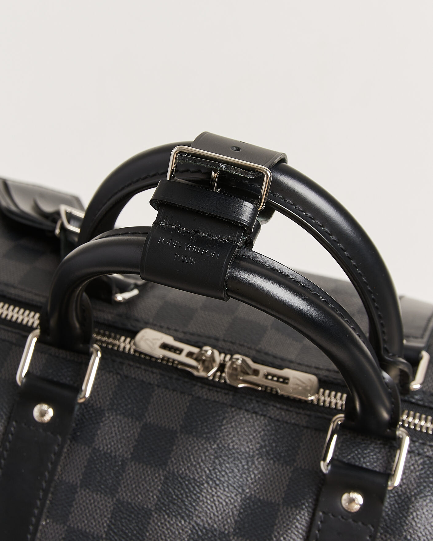Heren | Pre-Owned & Vintage Bags | Louis Vuitton Pre-Owned | Keepall 55 Bandouliére Damier Graphite